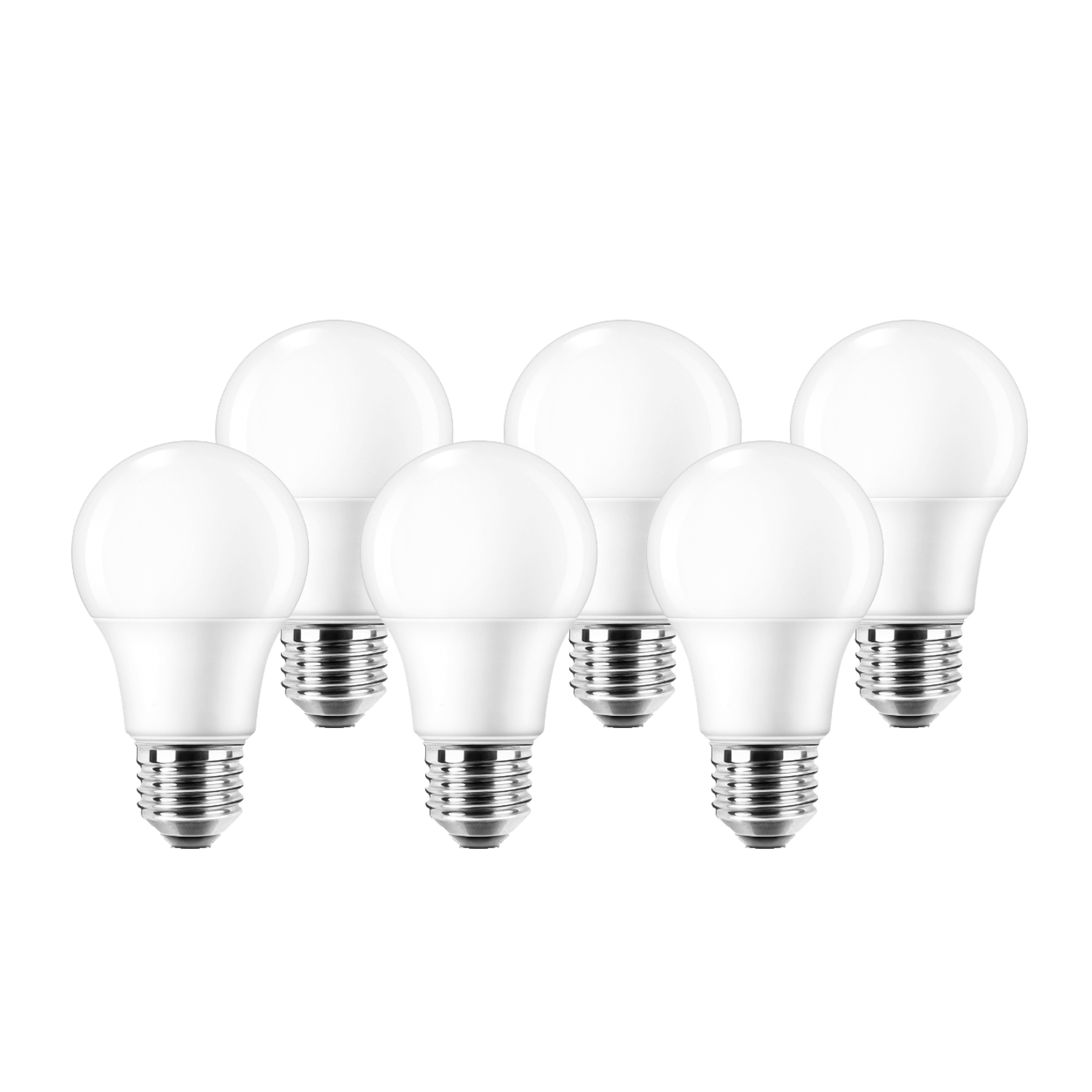 Set da 6 lampadine LED, goccia, smerigliato, luce naturale, 8.5W