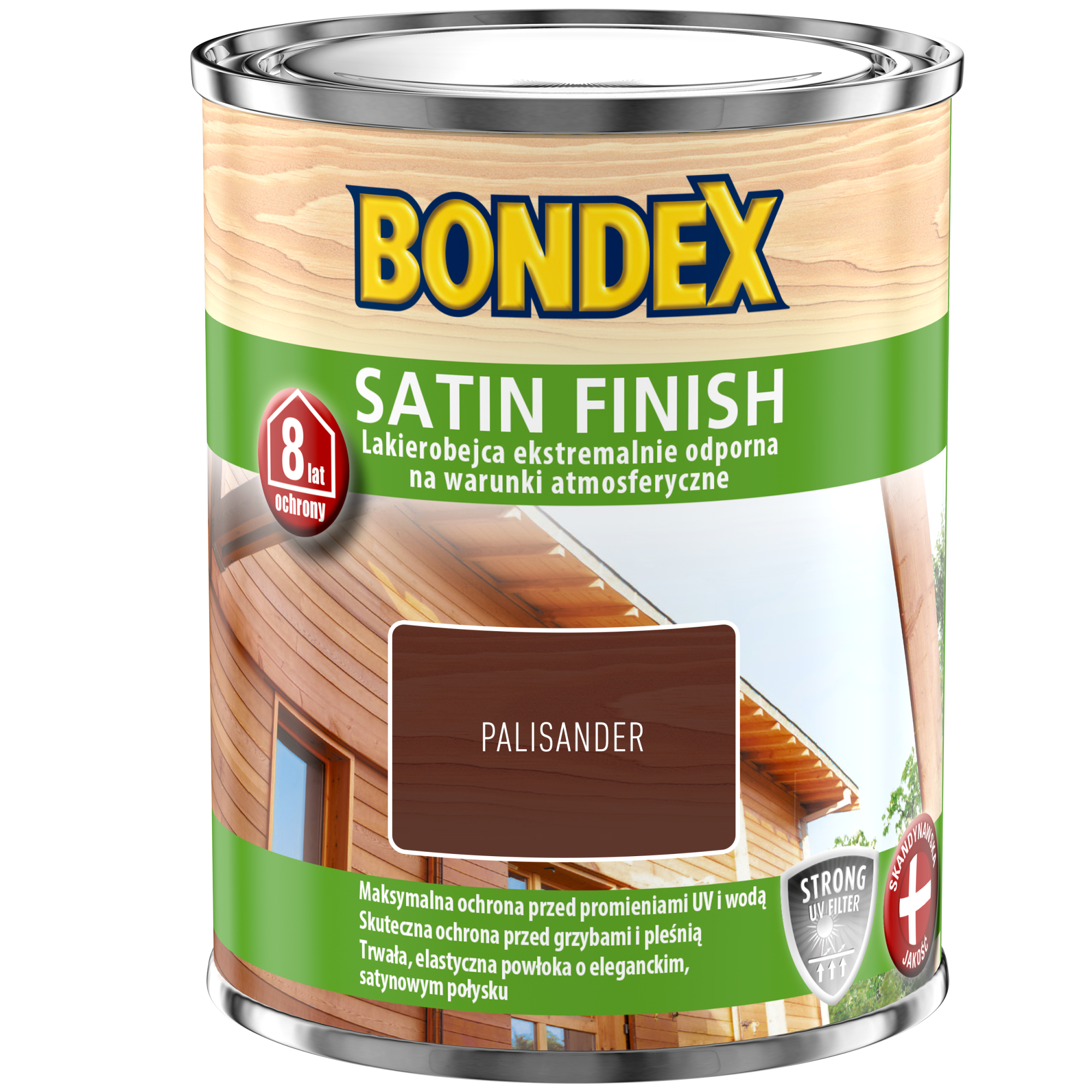 Lakierobejca do drewna SATIN FINISH 0.75 l Bezbarwny BONDEX - Leroy Merlin
