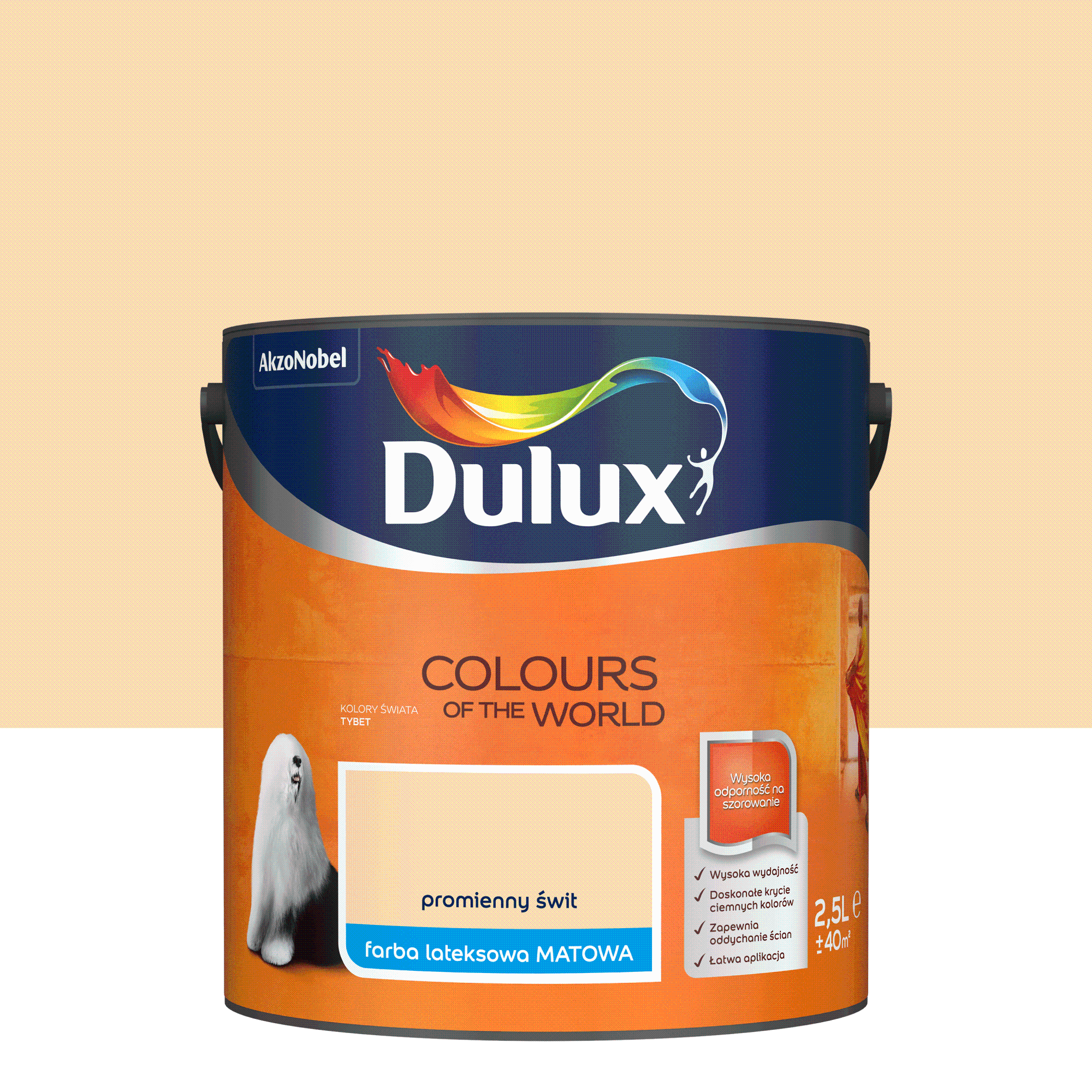 Farba Dulux Kolory świata Promienny świt 25 L Leroy Merlin 7128