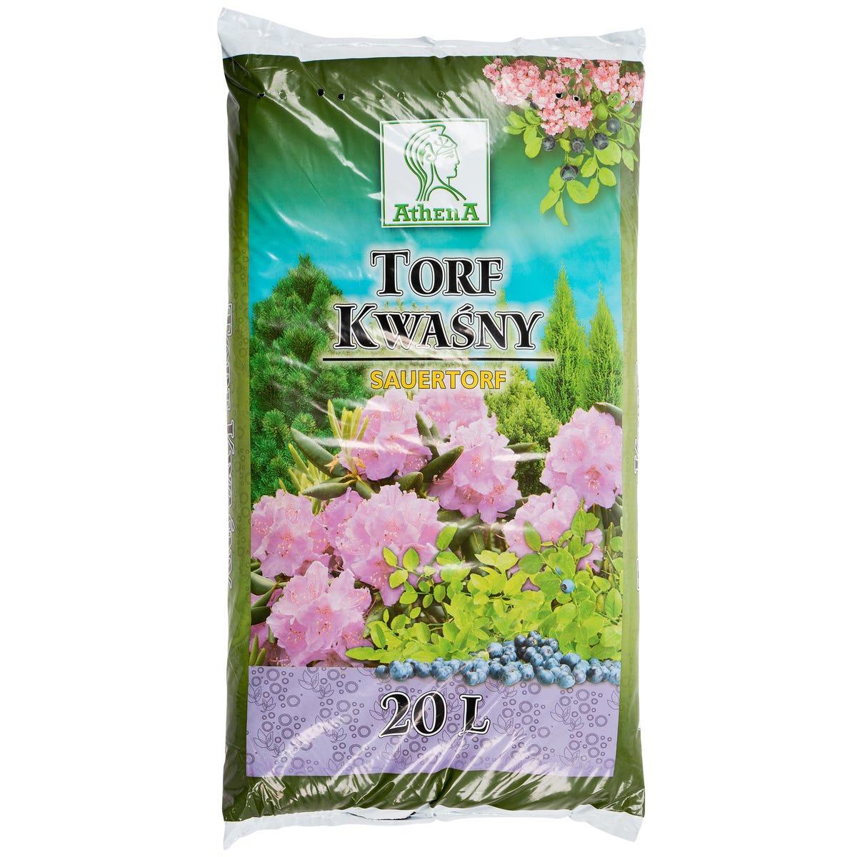 Torf ogrodniczy kwaśny 20l Athena