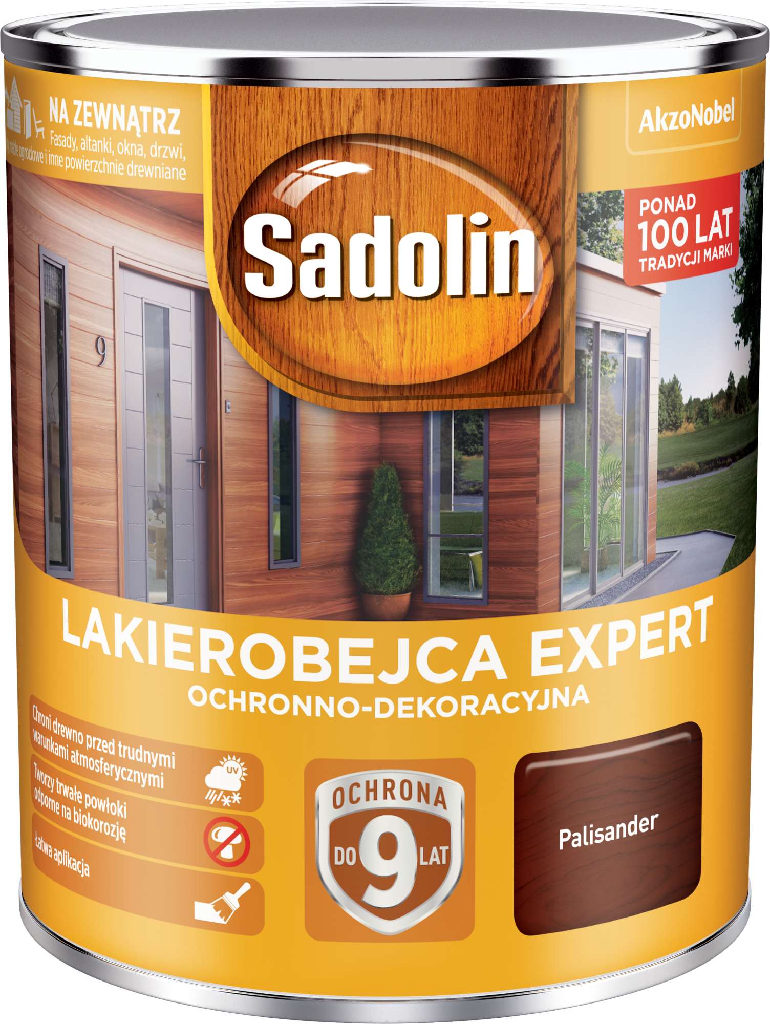 Lakierobejca do drewna EXPERT 0.7 l Palisander SADOLIN - Leroy Merlin