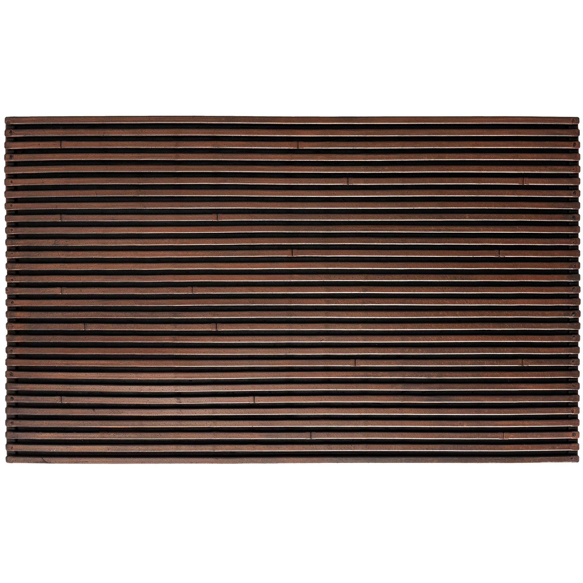 Wycieraczka zewnętrzna Woody 75 x 45 cm gumowa miedziana