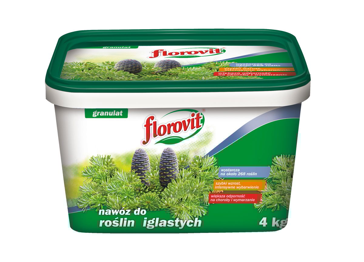 Nawóz do iglaków 4kg Florovit