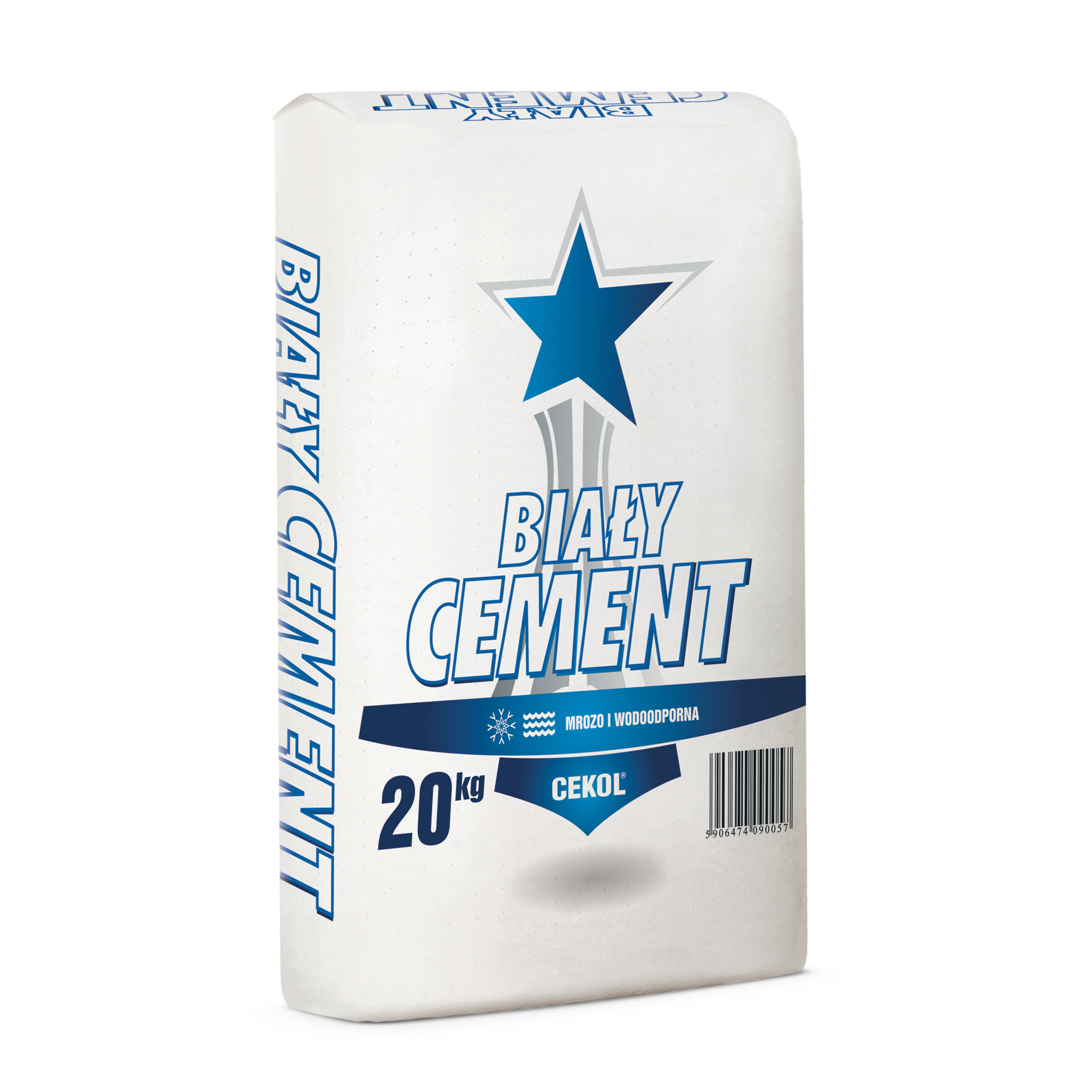 Cement biały CEM I 52,5 R 5 kg CEKOL Leroy Merlin
