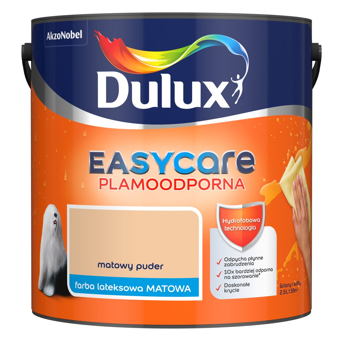 Фото - Фарба / емаль Dulux Farba  Easycare Matowy puder 2.5 l 
