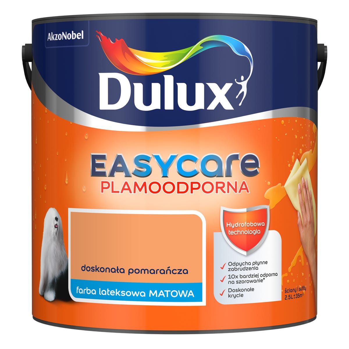Фото - Фарба / емаль Dulux Farba  Easycare Doskonała pomarańcza 2.5 l 