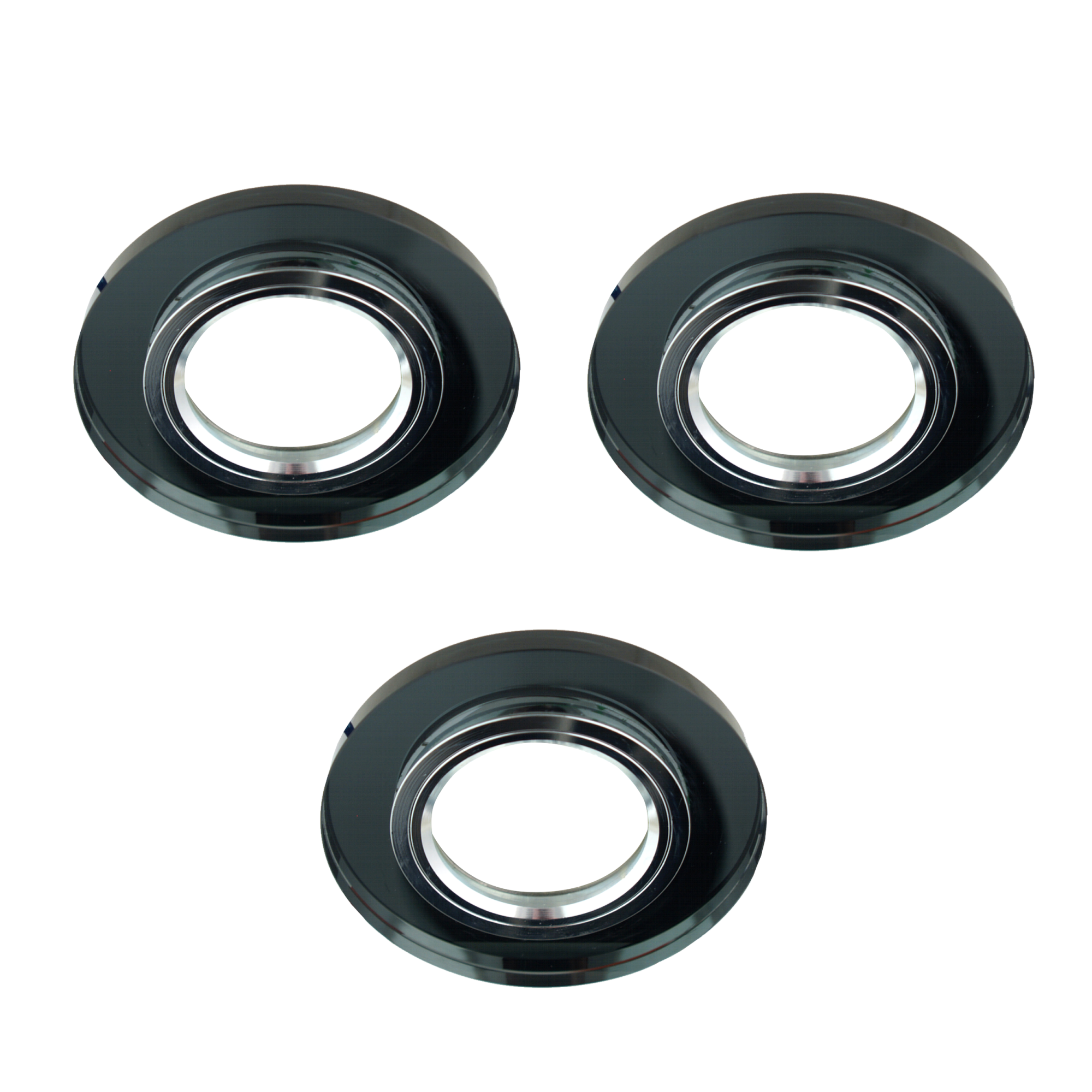 Oprawa stropowa oczko 3 szt. SS-15 czarna CANDELLUX