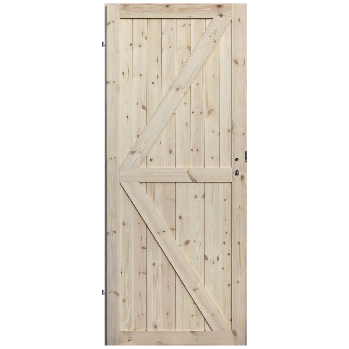 Фото - Міжкімнатні двері RADEX Drzwi wewnętrzne drewniane pełne Loft II 90 Lewe 