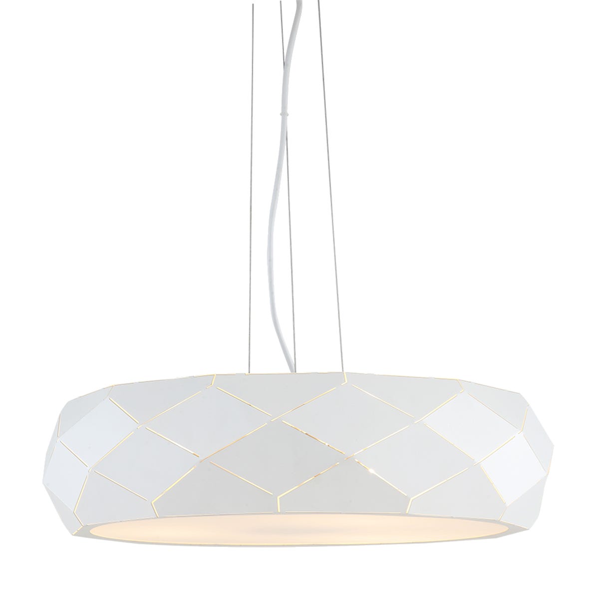 Фото - Люстра / світильник Light Prestige Lampa wisząca Reus biała E27 
