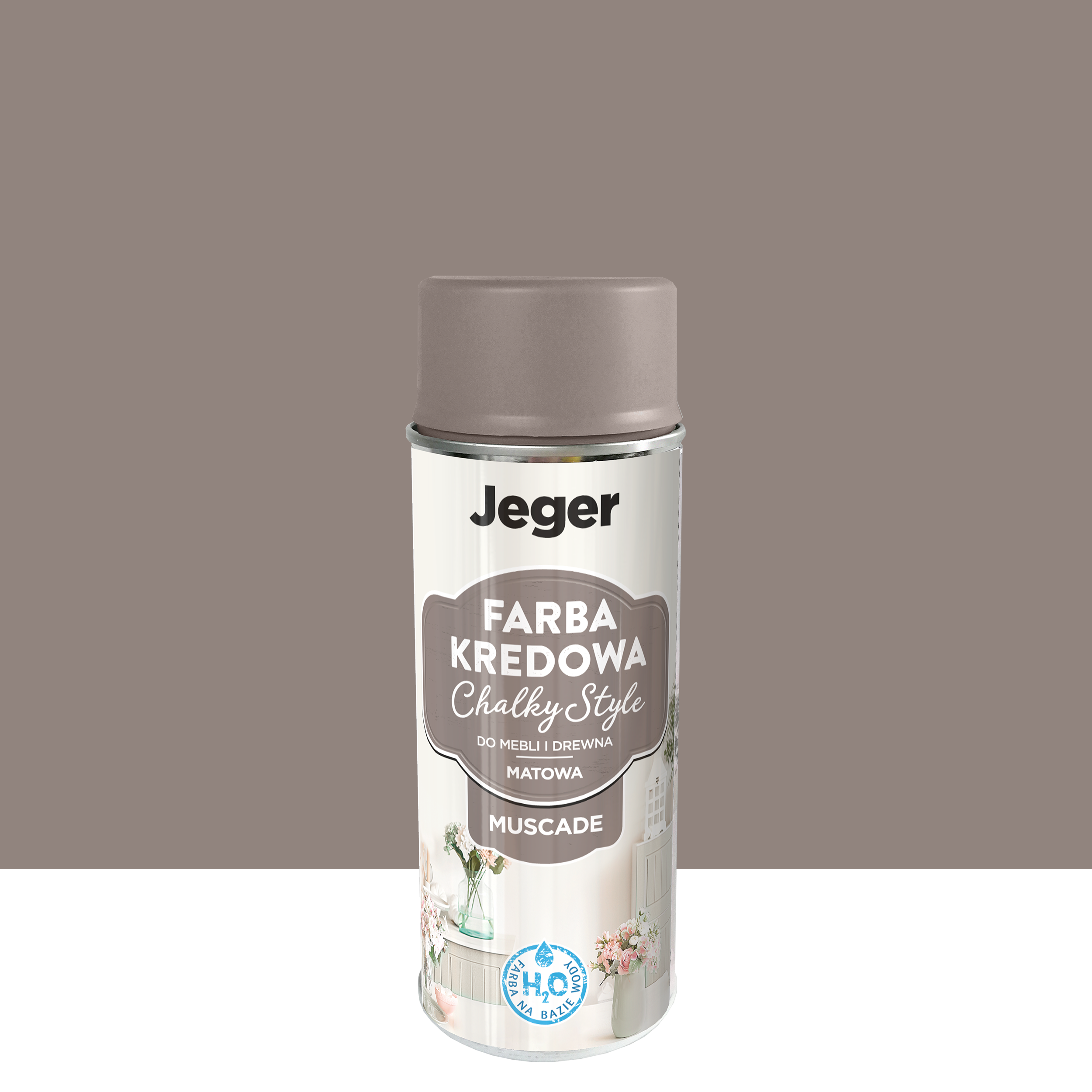 Farba Kredowa Do Mebli CHALKY SPRAY 0 4 L Muscade Matowa JEGER Leroy Merlin