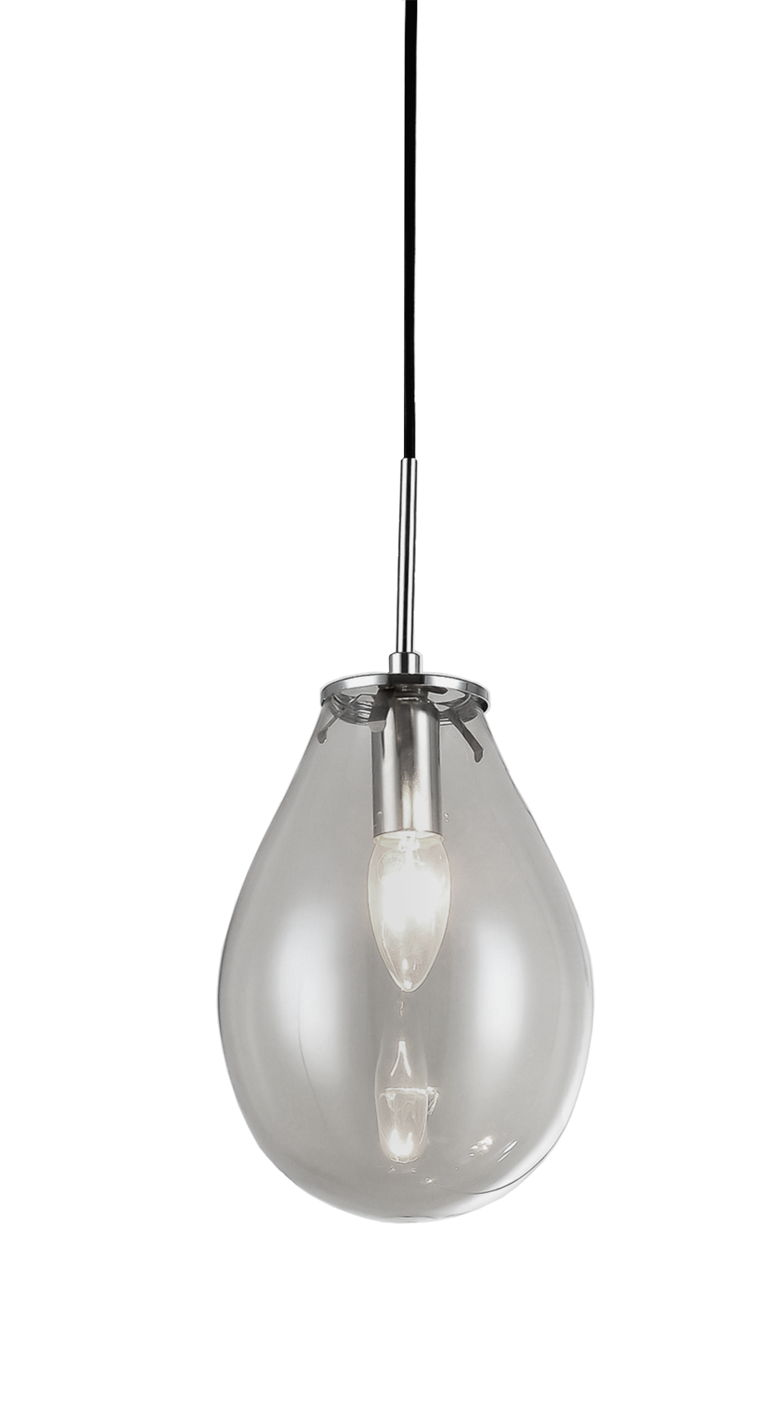 Lampa wisząca Fondi transparentna E14 Light Prestige