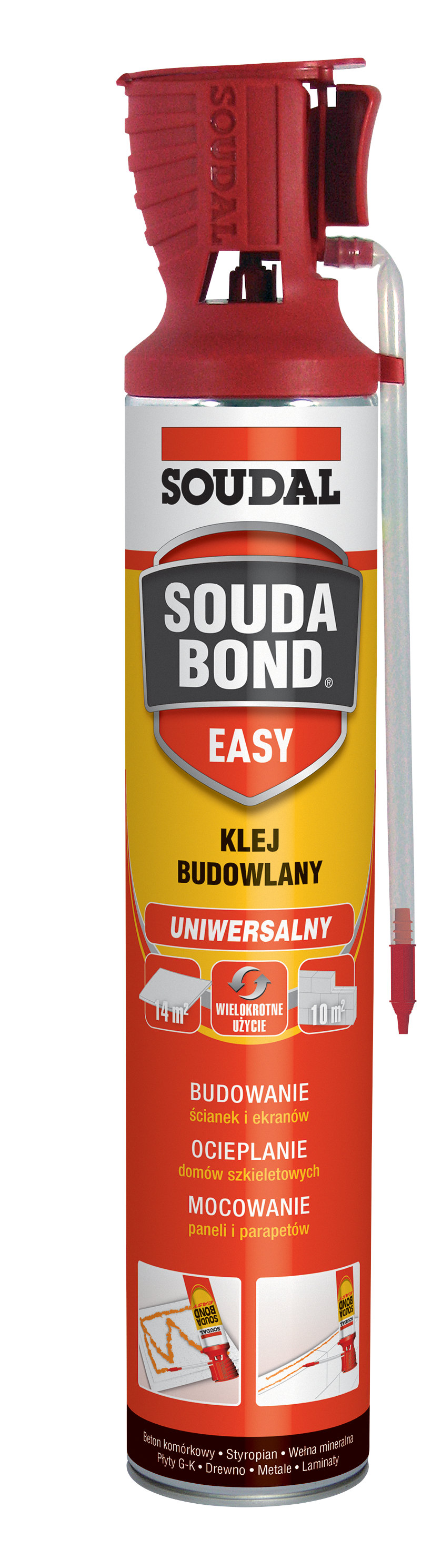 Klej Budowlany Z Wężykiem SOUDABOND EASY 750 Ml SOUDAL - Leroy Merlin