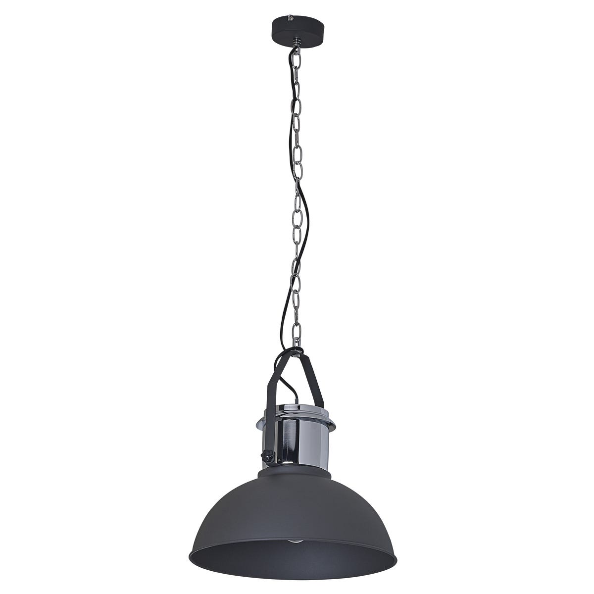 Lampa wisząca Ted szara E27 Inspire