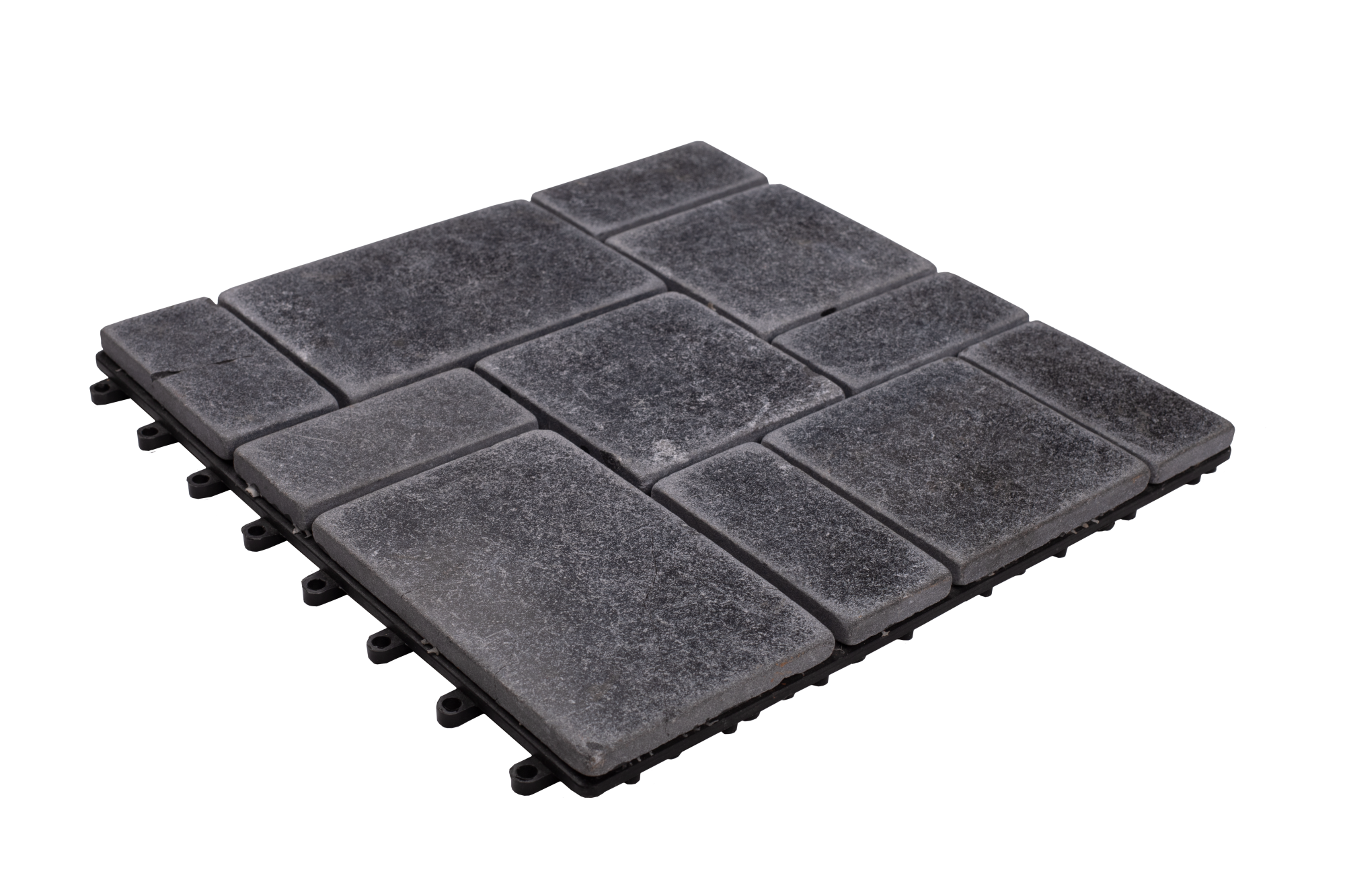 Podest tarasowy kamienny 31x30x2.1 cm grafitowy DLH