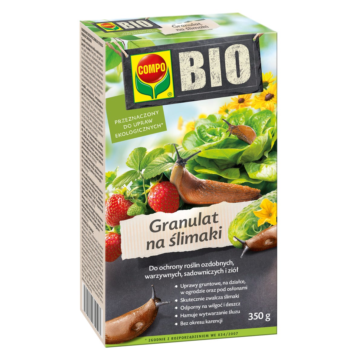 Granulat na ślimaki 350 g Compo BIO