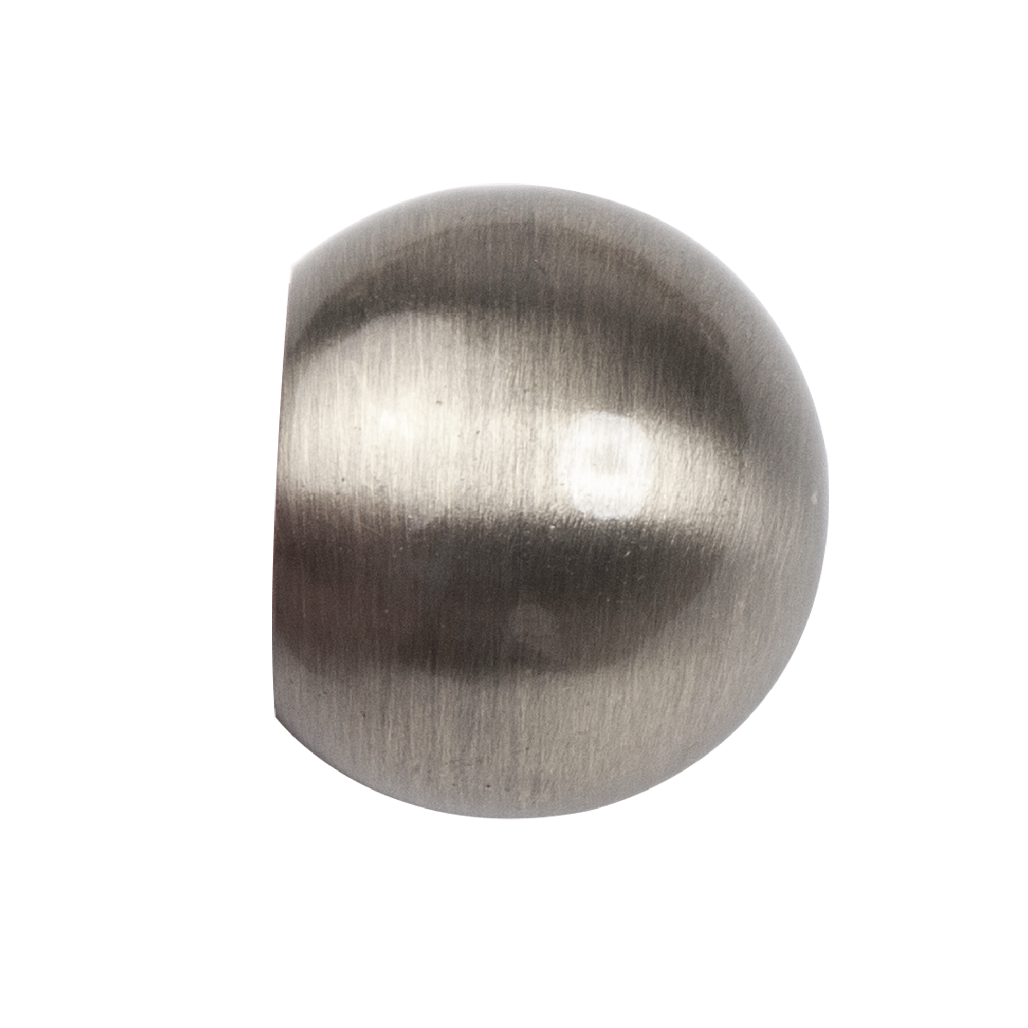 Końcówka do karnisza Kula krótka efekt stali 19 mm 2 szt. Inspire