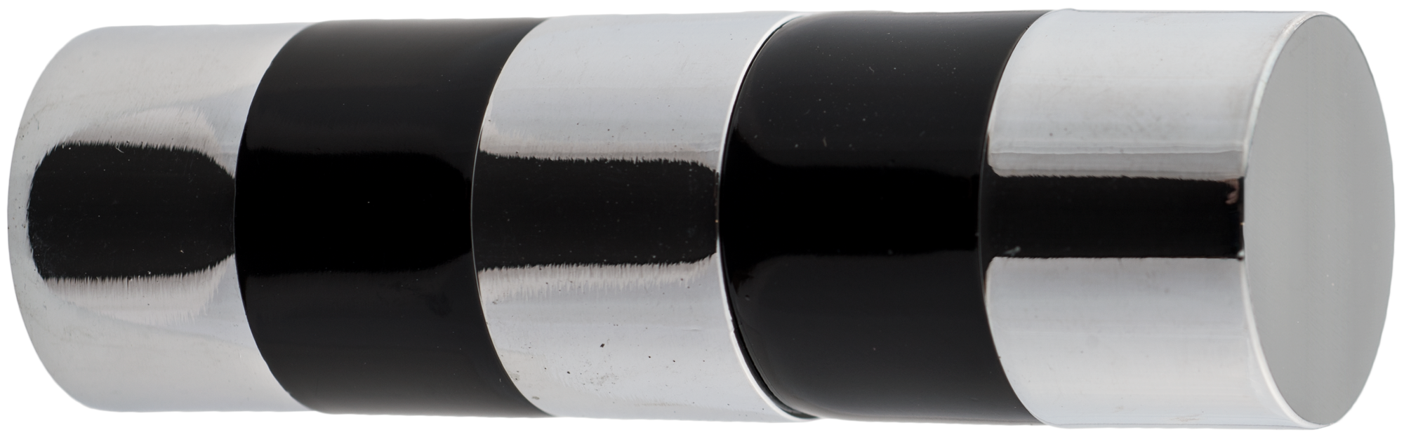 Końcówka do karnisza Dance chrom z czarnym 19 mm Inspire