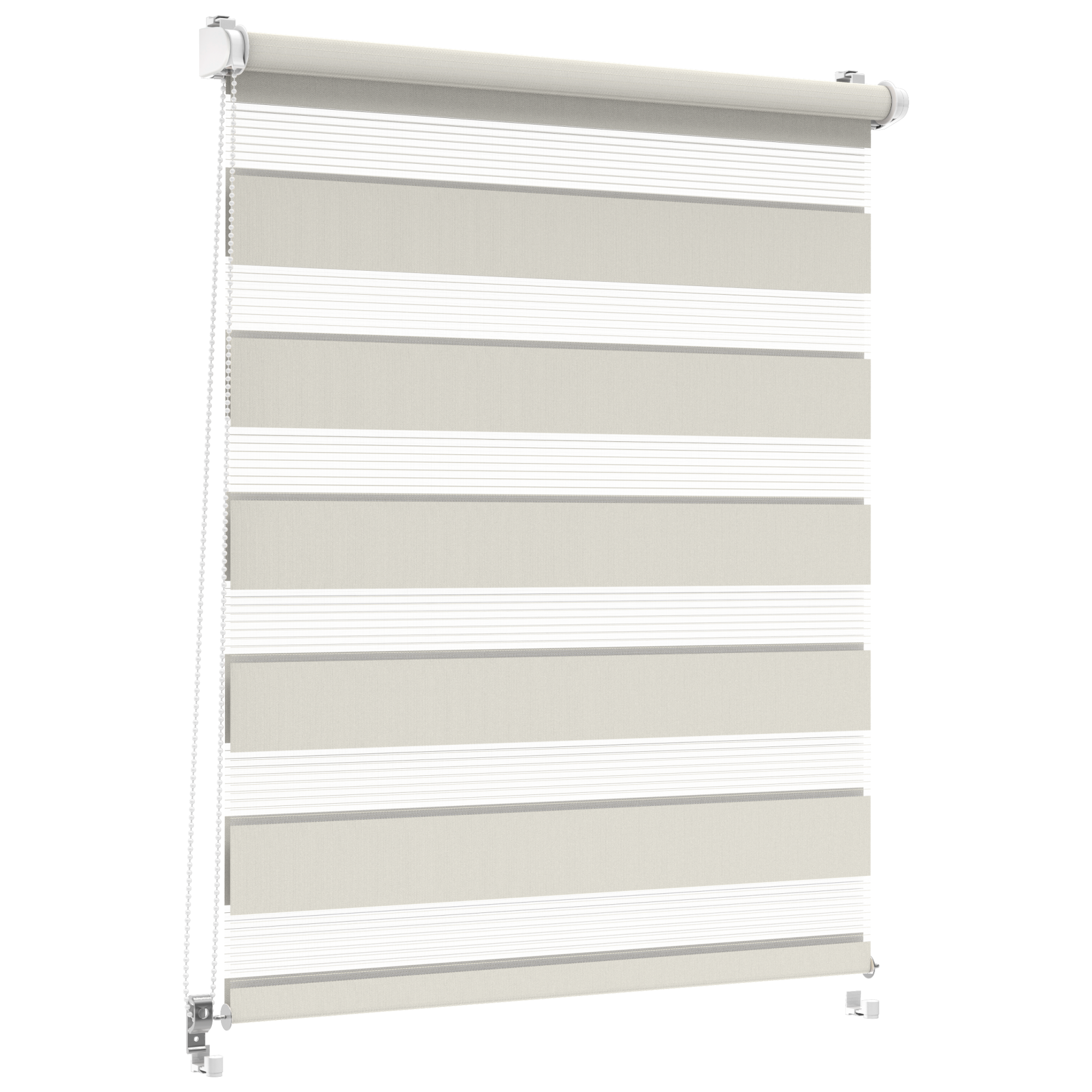 Roleta dzień noc Classic Click 76 x 215 cm srebrna