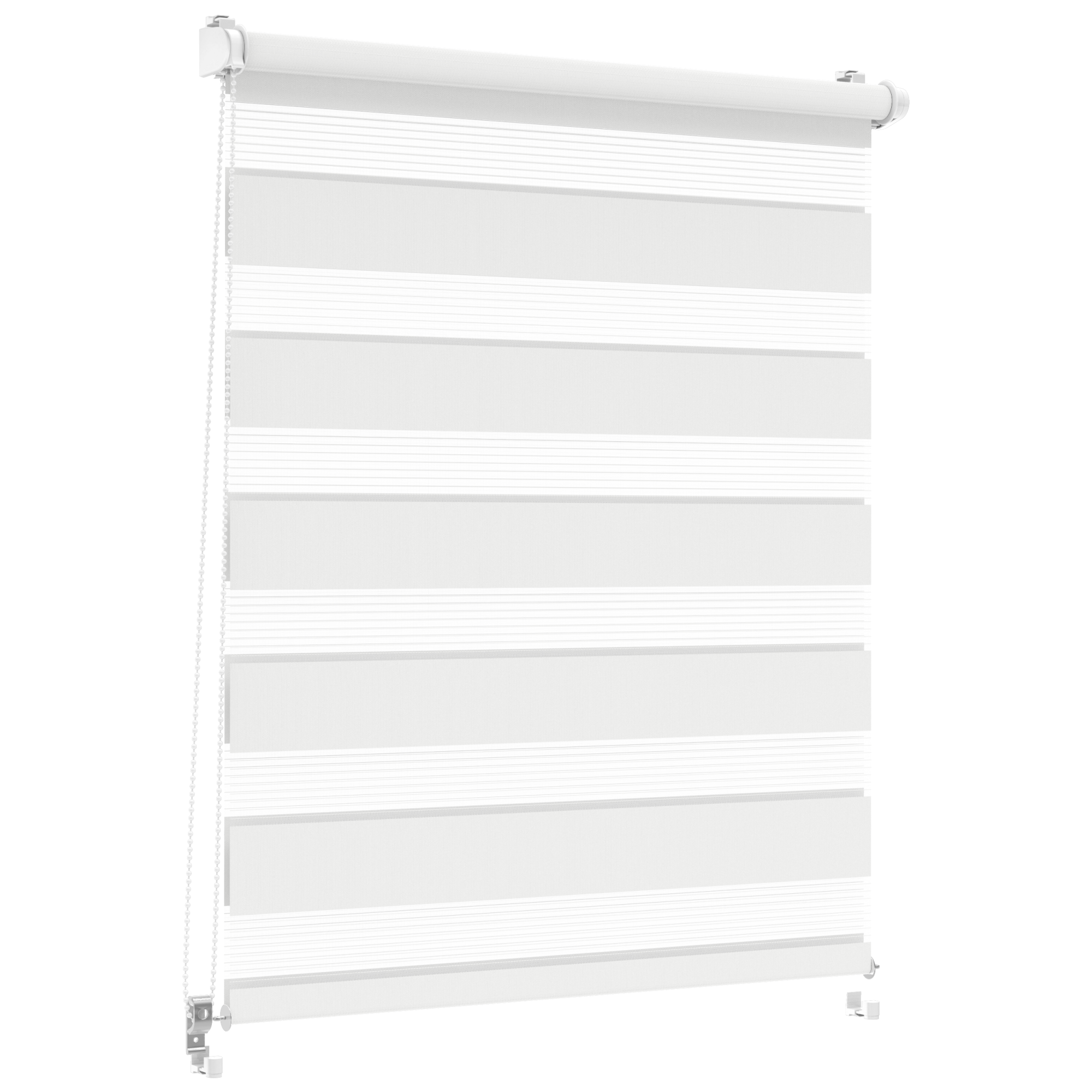 Roleta dzień noc Classic Click 88.5 x 140 cm biała