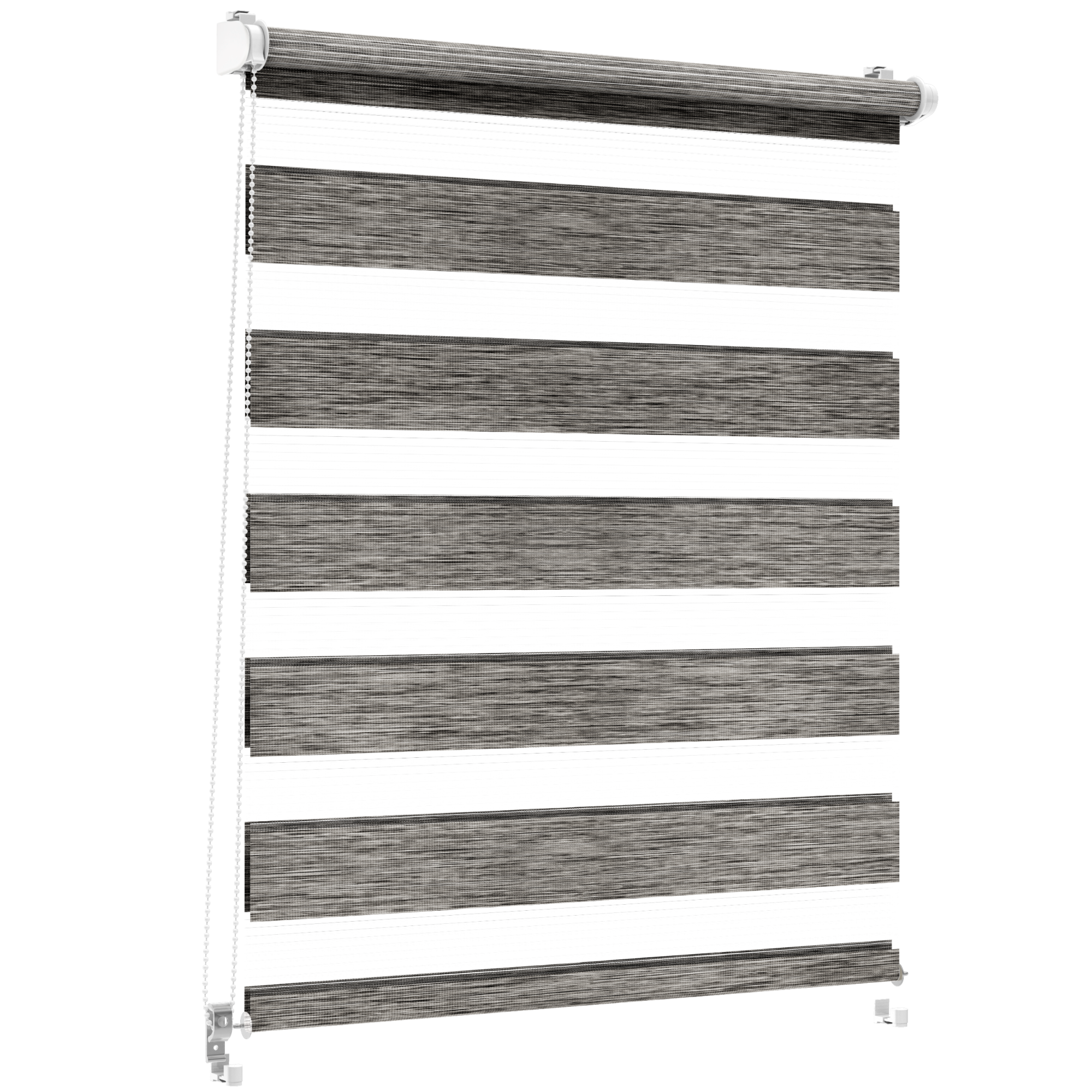 Roleta dzień noc Naturale Click 81 x 215 cm szara