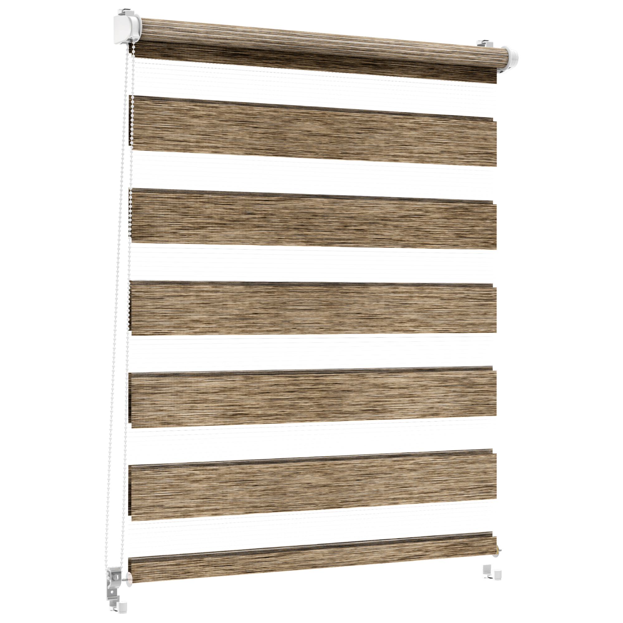 Roleta dzień noc Naturale Click 98.5 x 140 cm brązowa