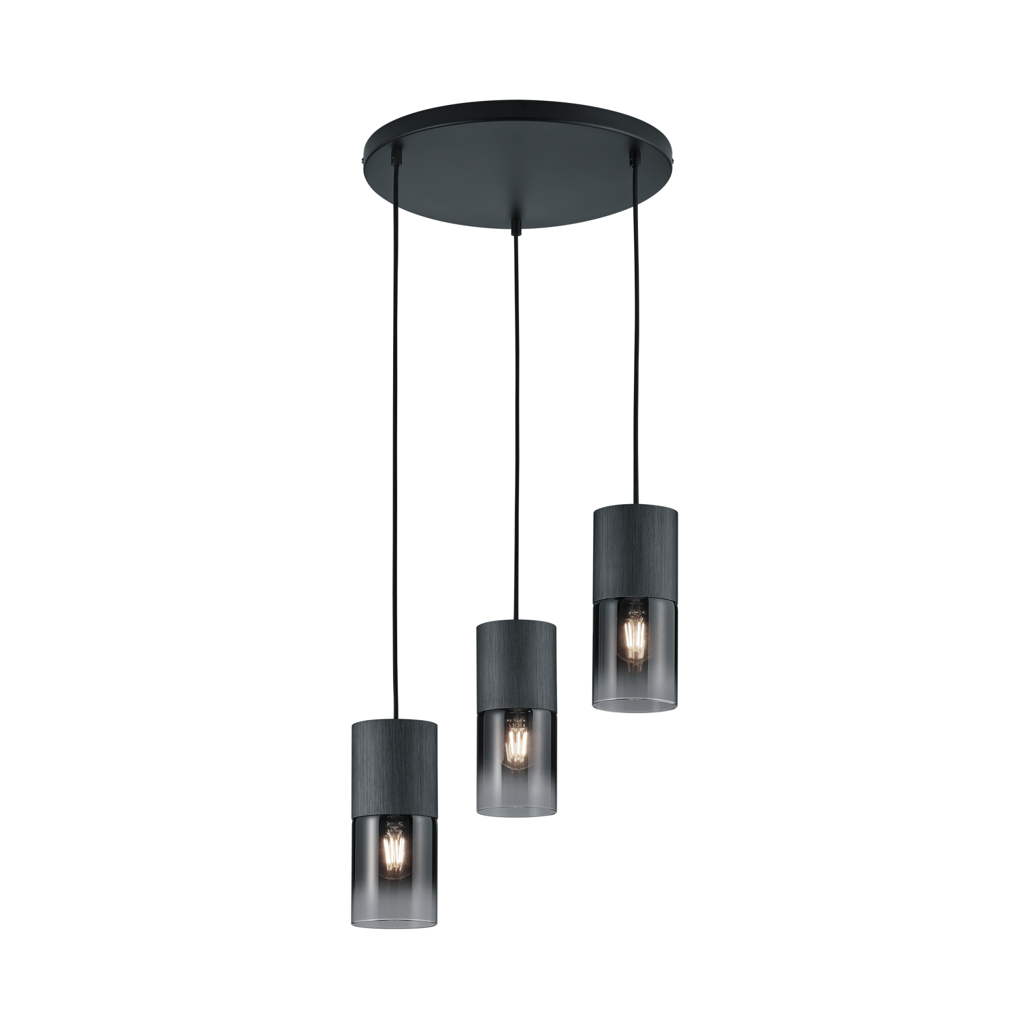 Lampa wisząca Robin czarny 3 x E27 Trio Lighting Inter