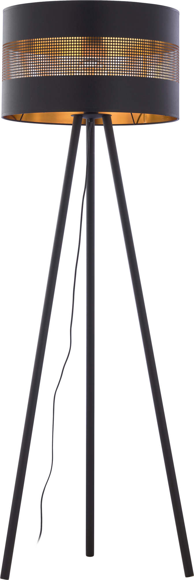 Lampa podłogowa TAGO czarna E27 TK LIGHTING