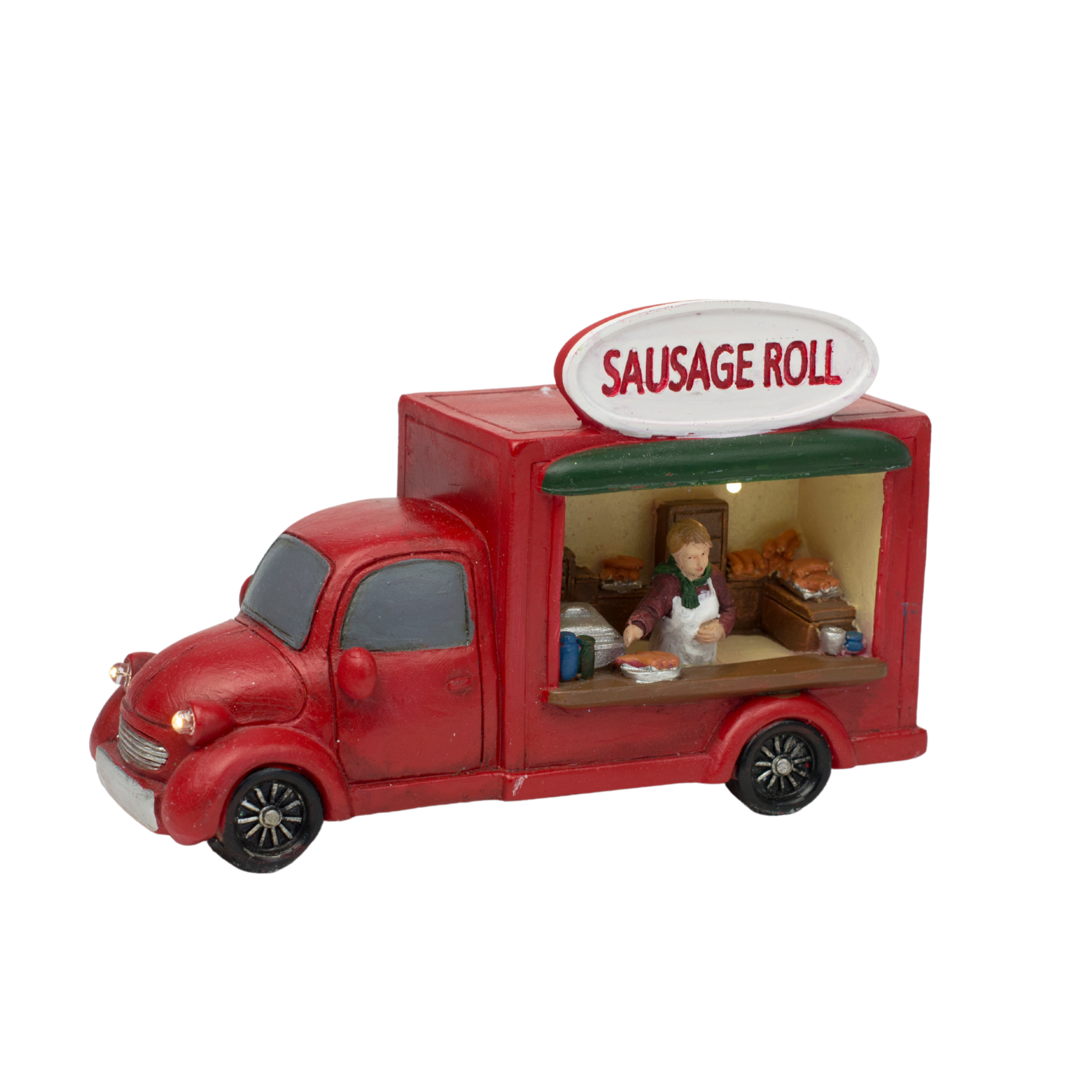 Food truck z hot dogami 17.5cm LED zimowa kraina Leroy Merlin