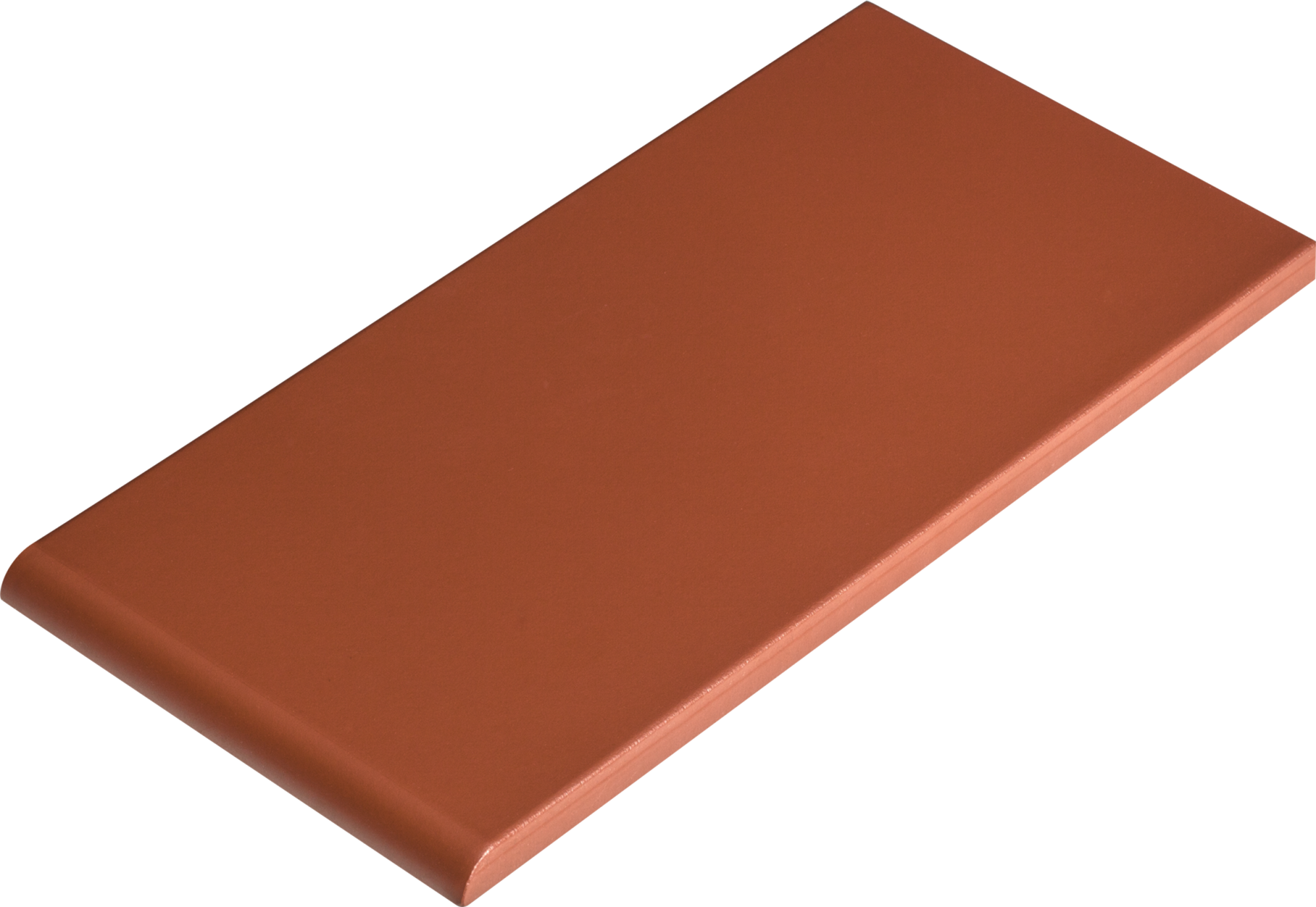 Płytka klinkierowa parapetowa ROT gładki 245x135x13 cm 20 sztuk w opak. Cerrad