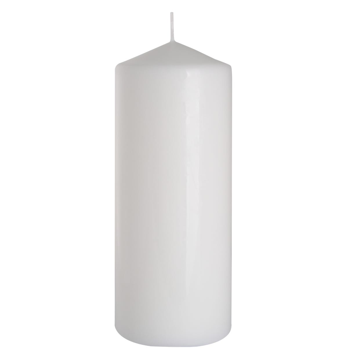 Świeca pieńkowa biała wys. 20 cm