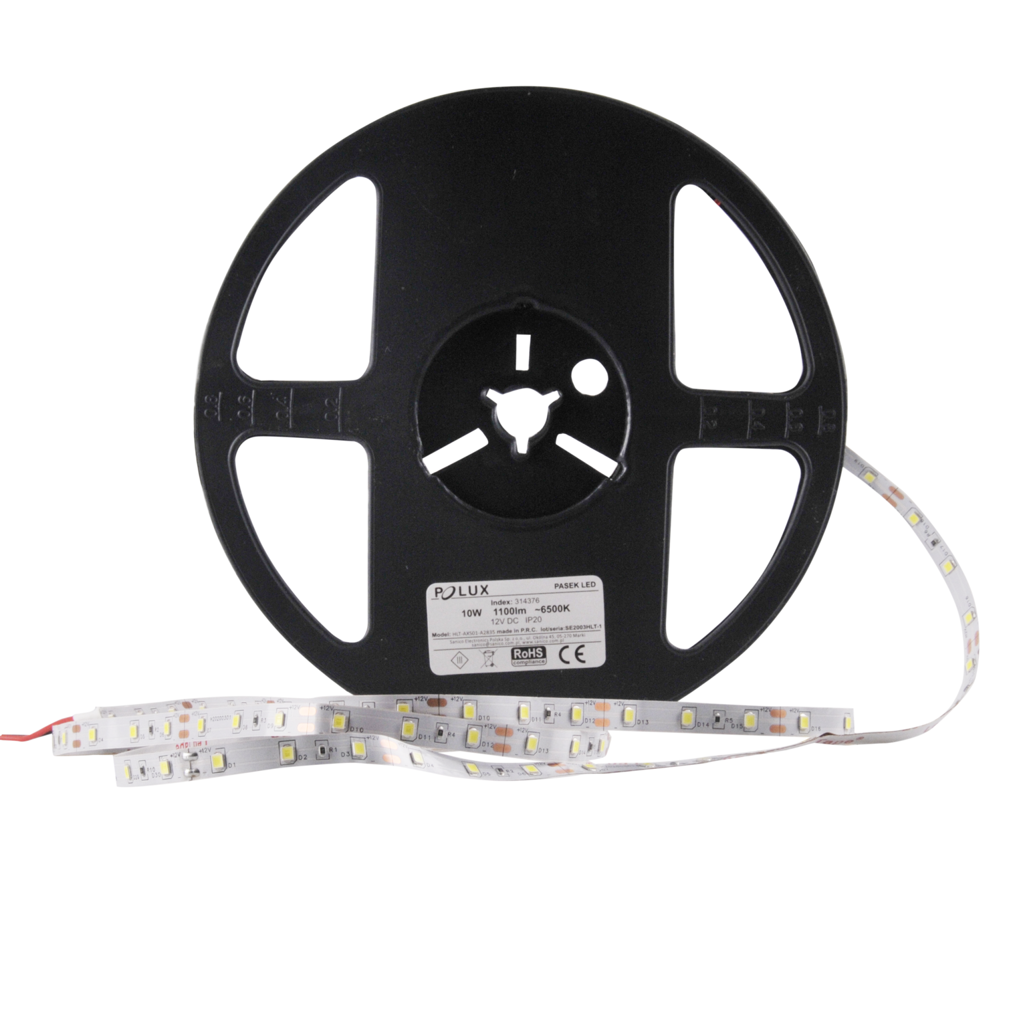 Taśma LED IP20 1100 lm 5 m barwa zimna POLUX