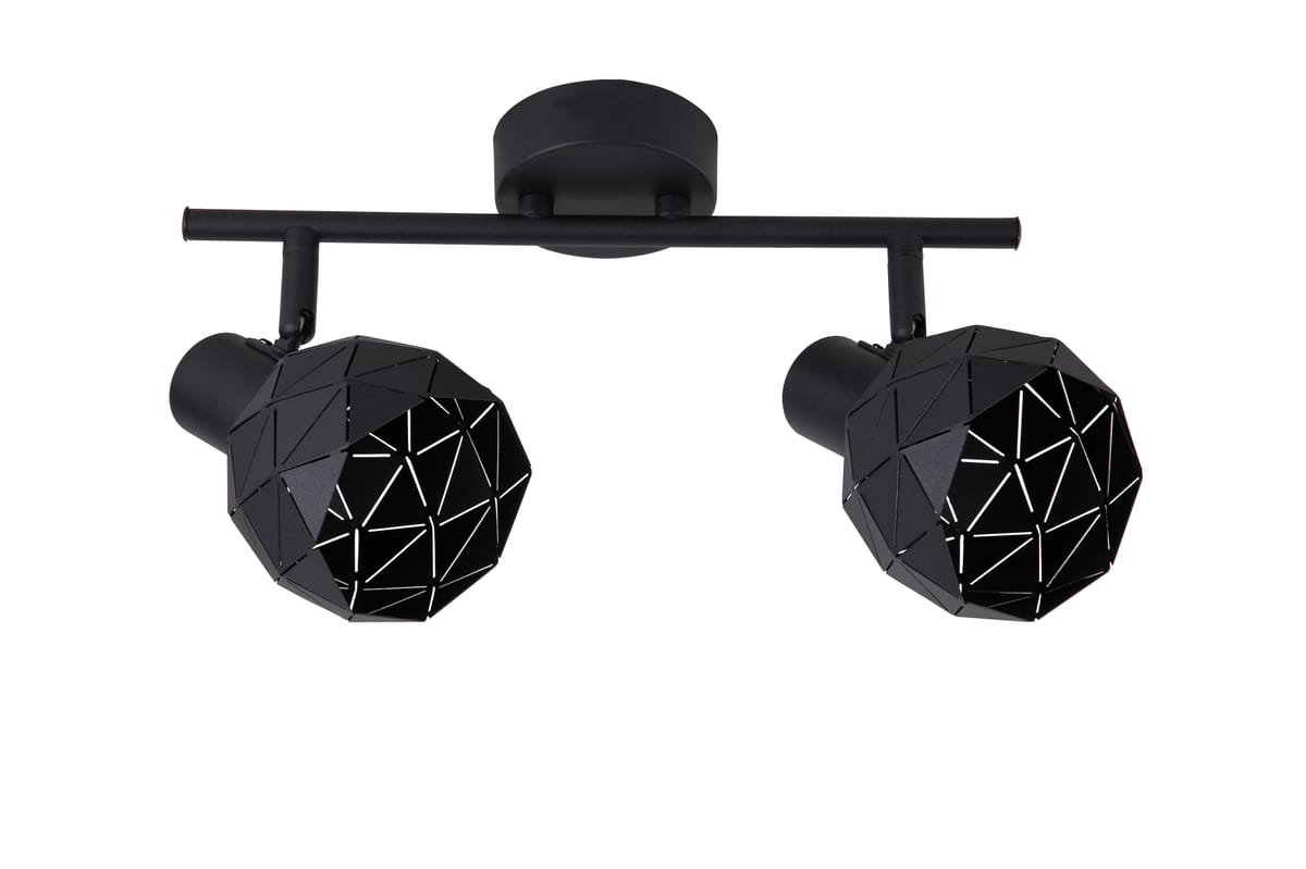 Listwa reflektorowa Reus czarna 2 x E14 Light Prestige