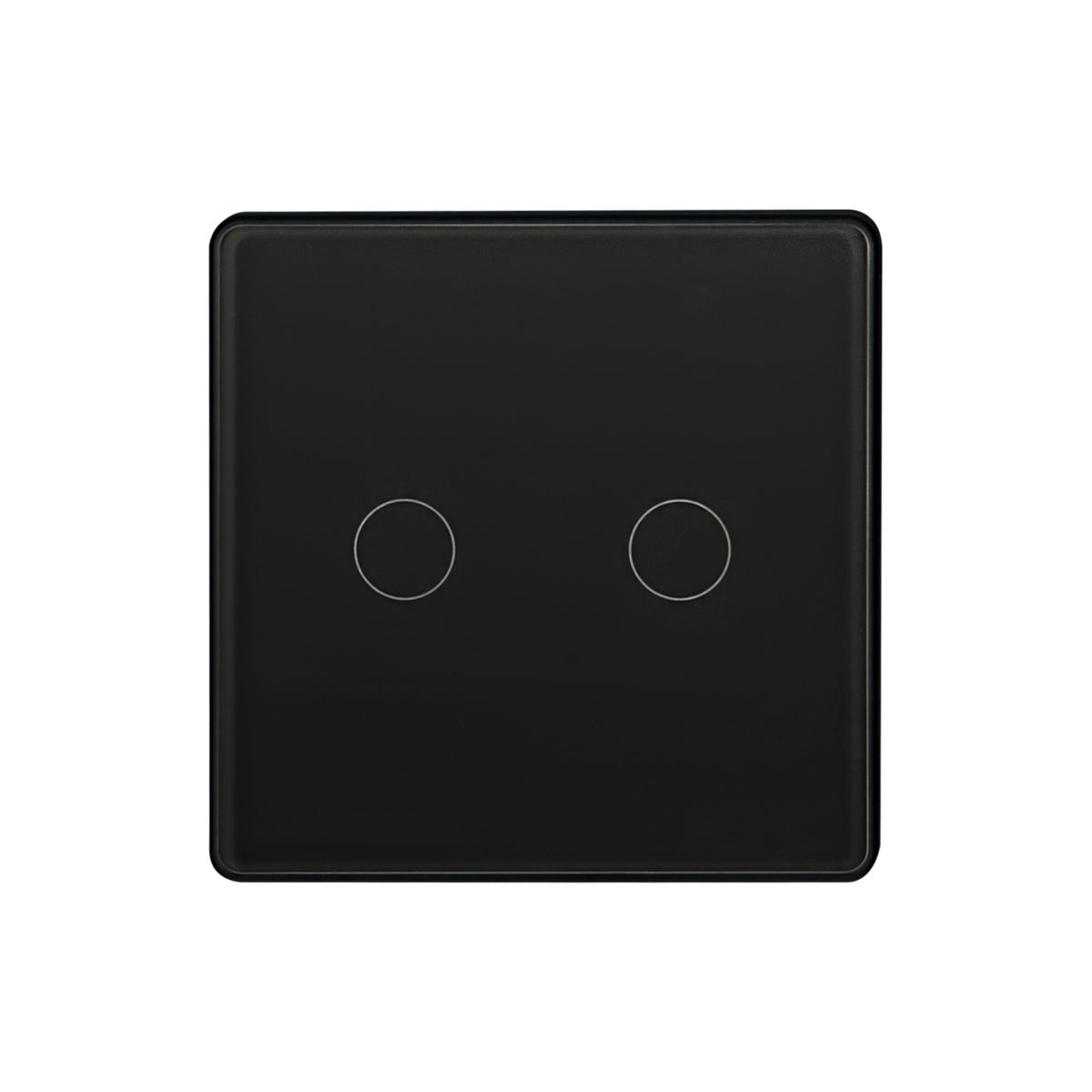 Фото - Турнікет / шлагбаум Polux Włącznik podwójny WiFi TUYA Smart Home czarny 
