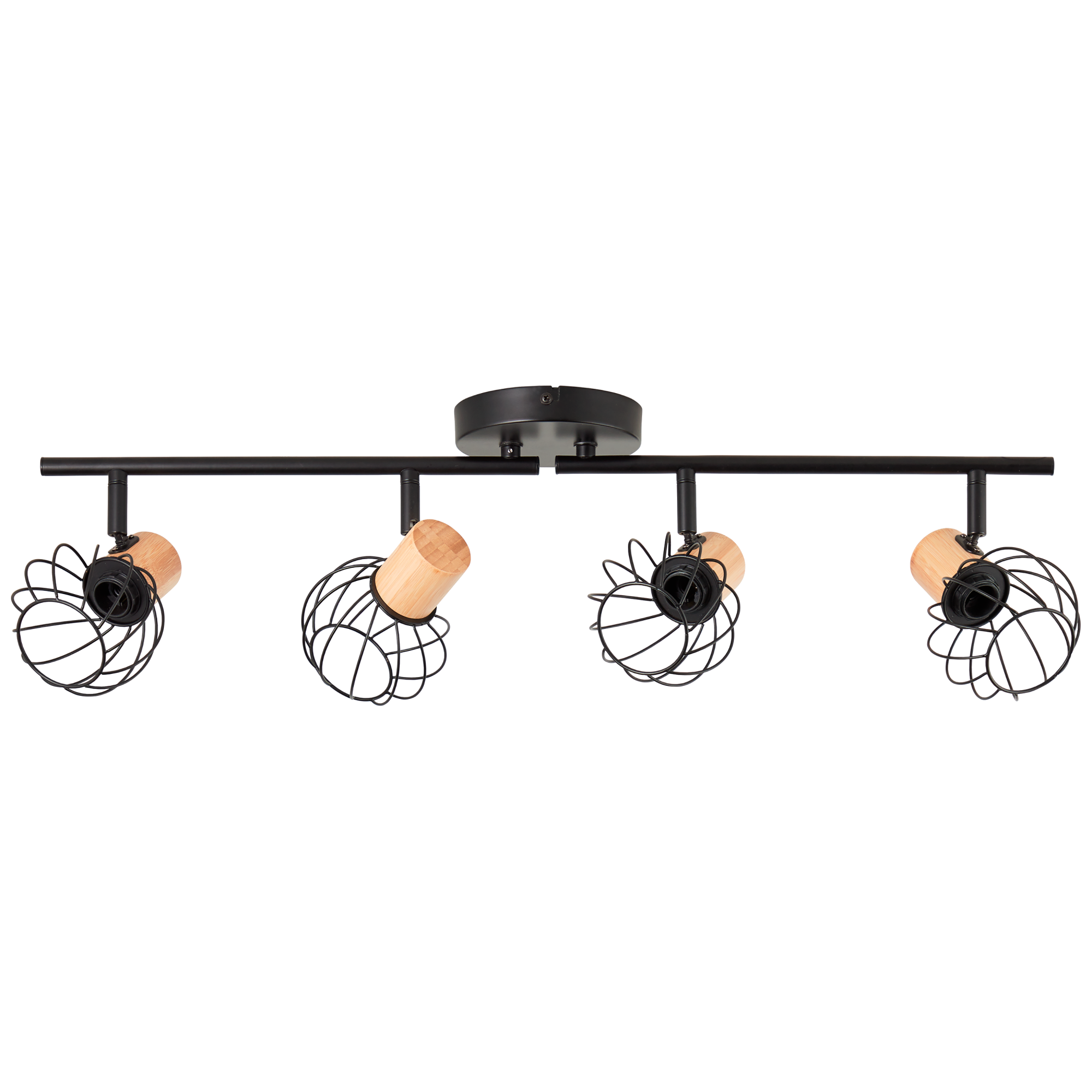 Listwa reflektorowa Mallow czarno - beżowa 4 x E14 Inspire