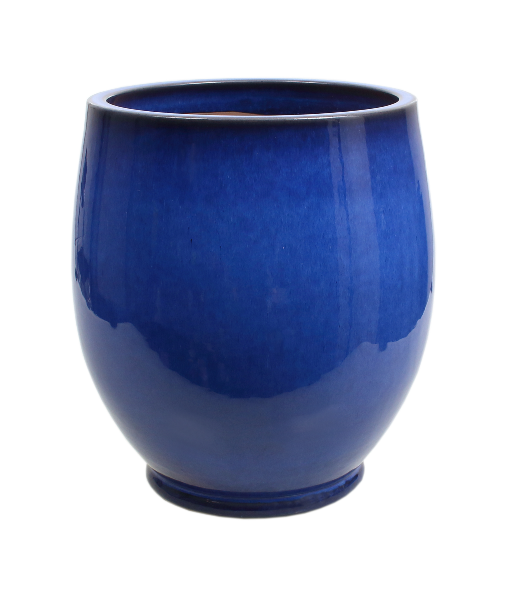 Donica szkliwiona śr. 23 cm mrozoodporna niebieska