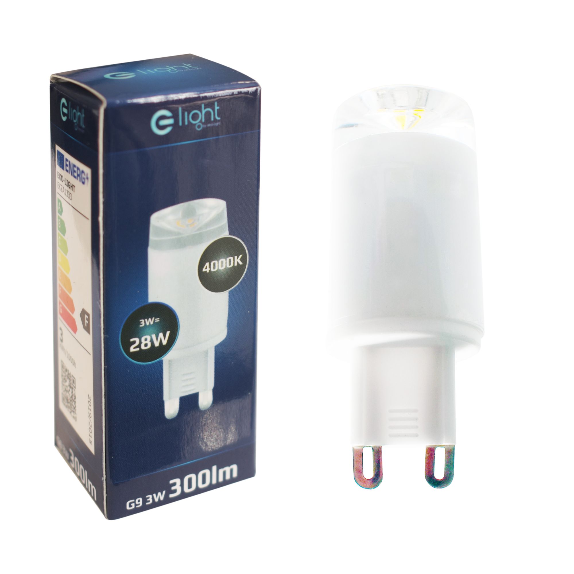ar wka LED G9 3 W 28W 300 lm Neutralna biel Eko Light Leroy