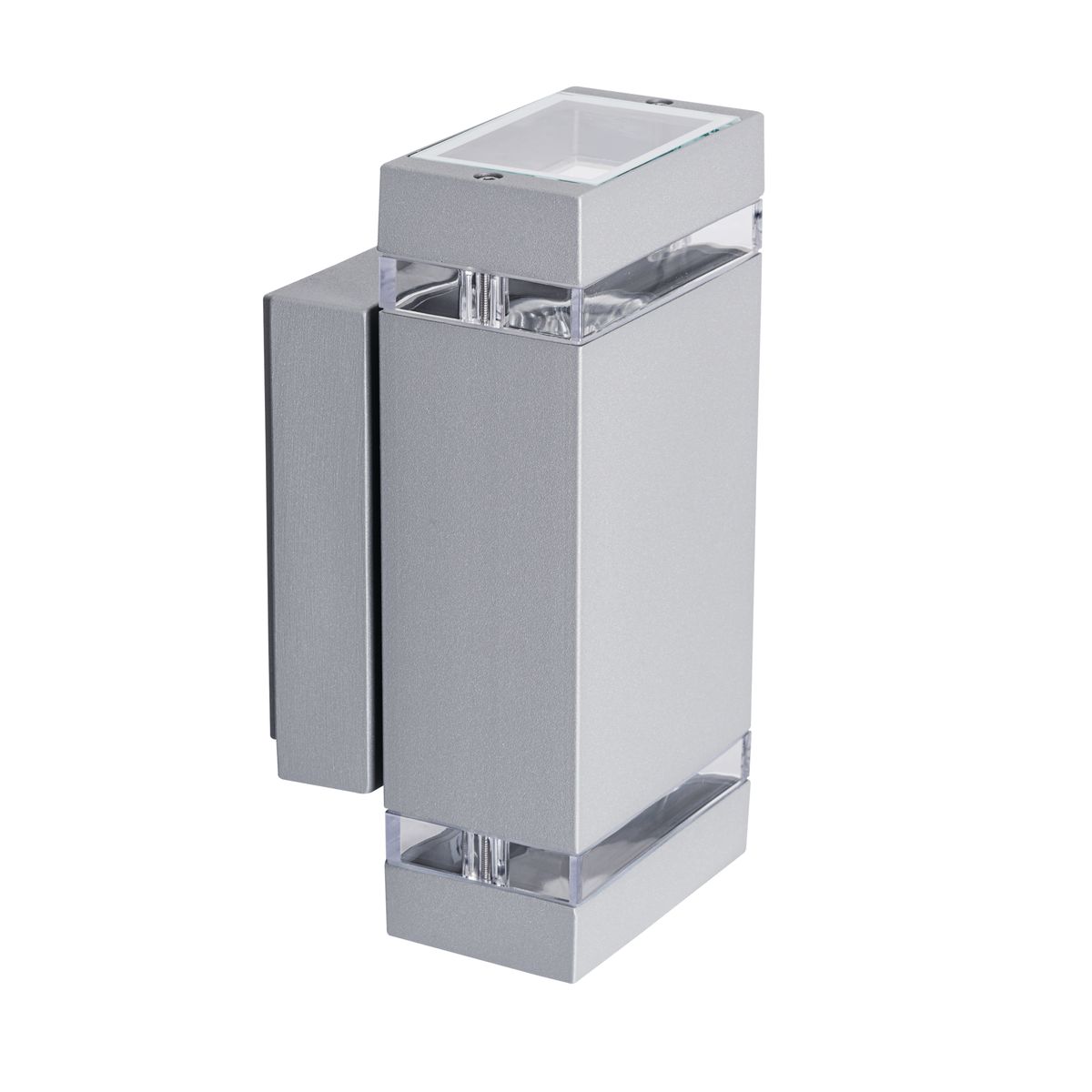 Kinkiet zewnętrzny 2x35W IP44 kwadratowy szary GU10 Kanlux