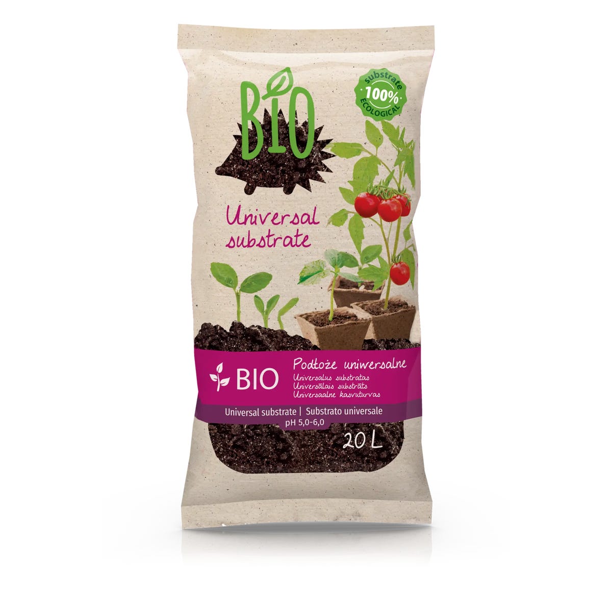 Podłoże uniwersalne bio 20l