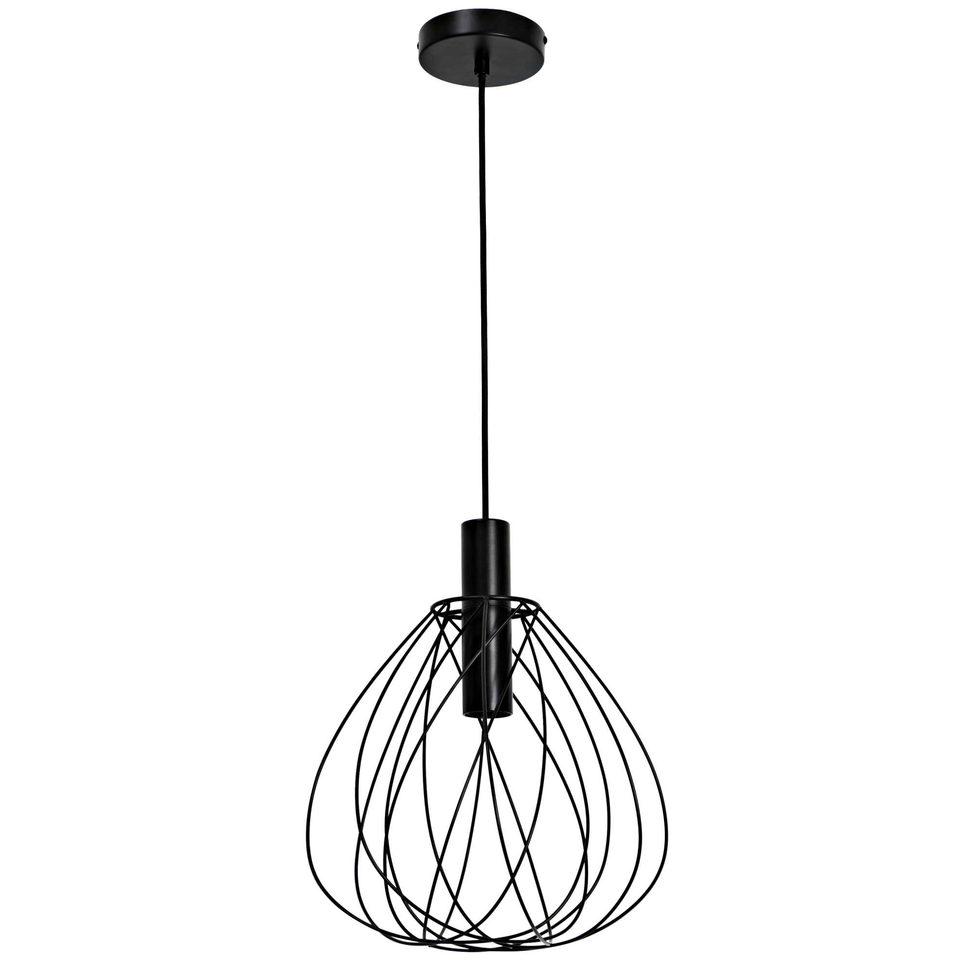 Lampa wisząca Merone czarna E27 Inspire