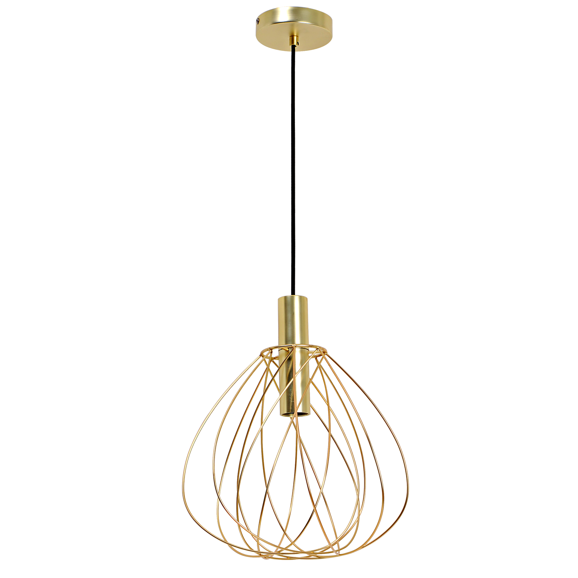 Lampa wisząca Merone mosiądz E27 Inspire