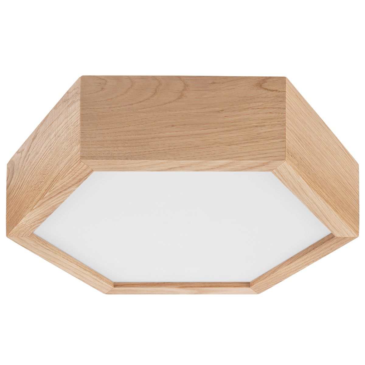 Plafon 32 cm dąb E27 Lamkur