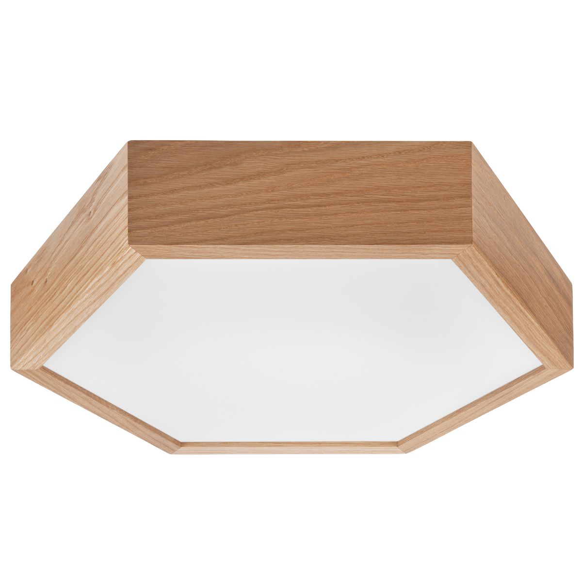 Plafon 43 cm jasny brąz E27 Lamkur