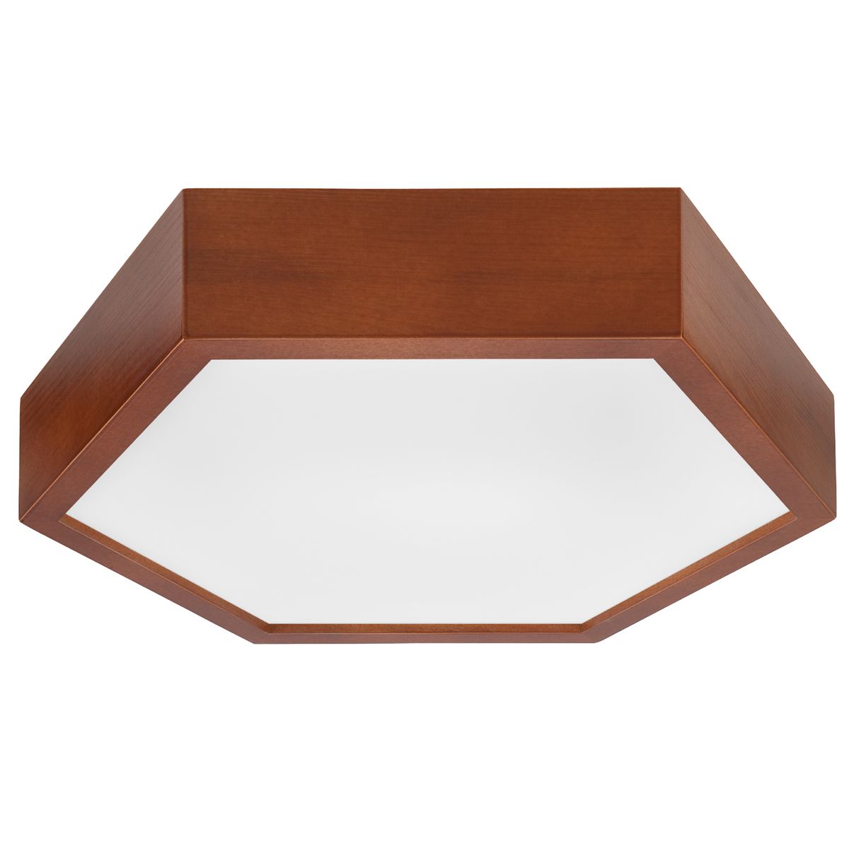 Plafon 43 cm brązowy E27 Lamkur