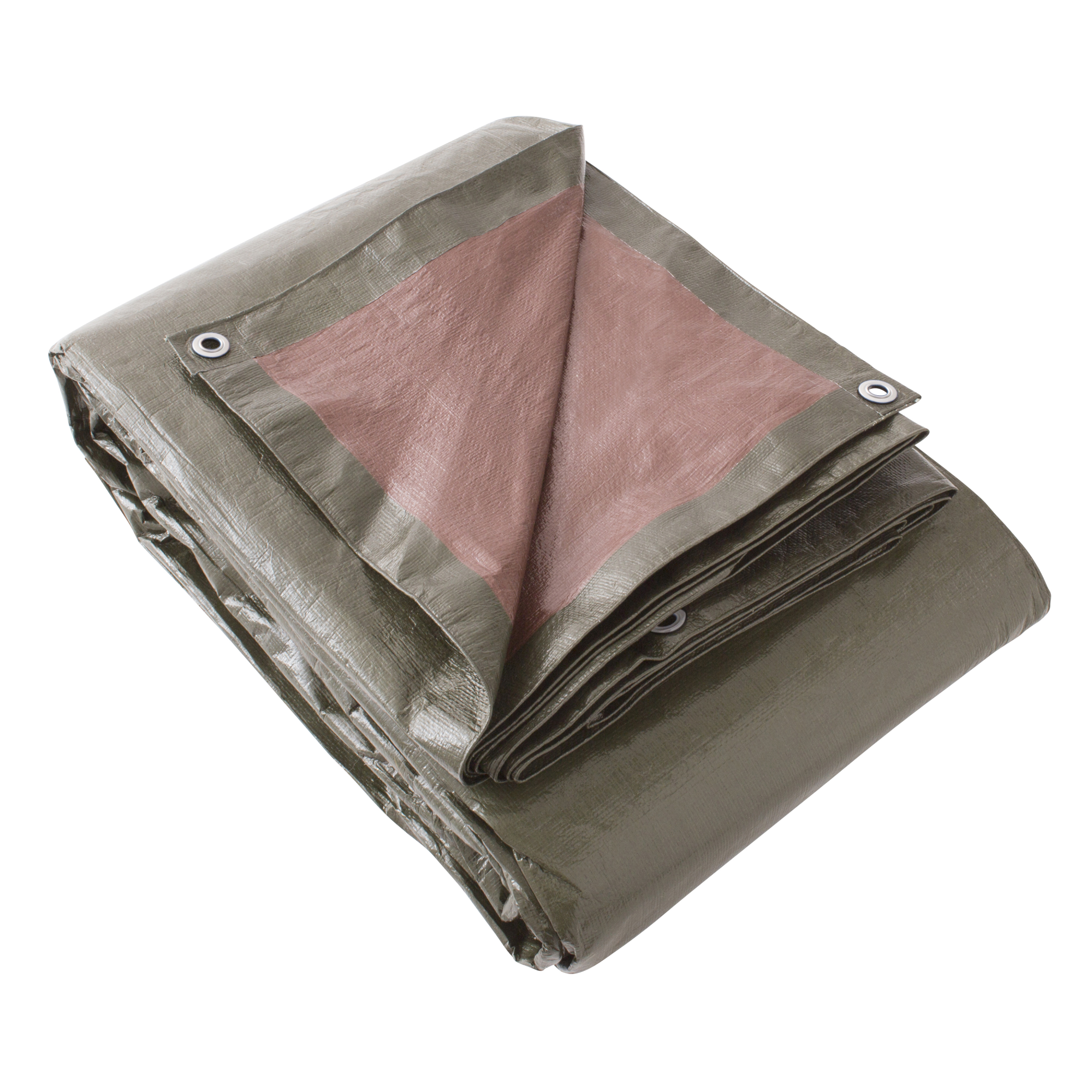 Plandeka ochronna 2x3 m 140 g/m zielono-brązowa Dexter