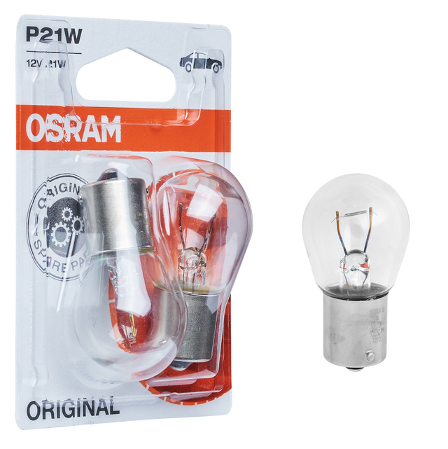 Żarówka samochodowa 2 szt. P21W 12 V 21 W Osram