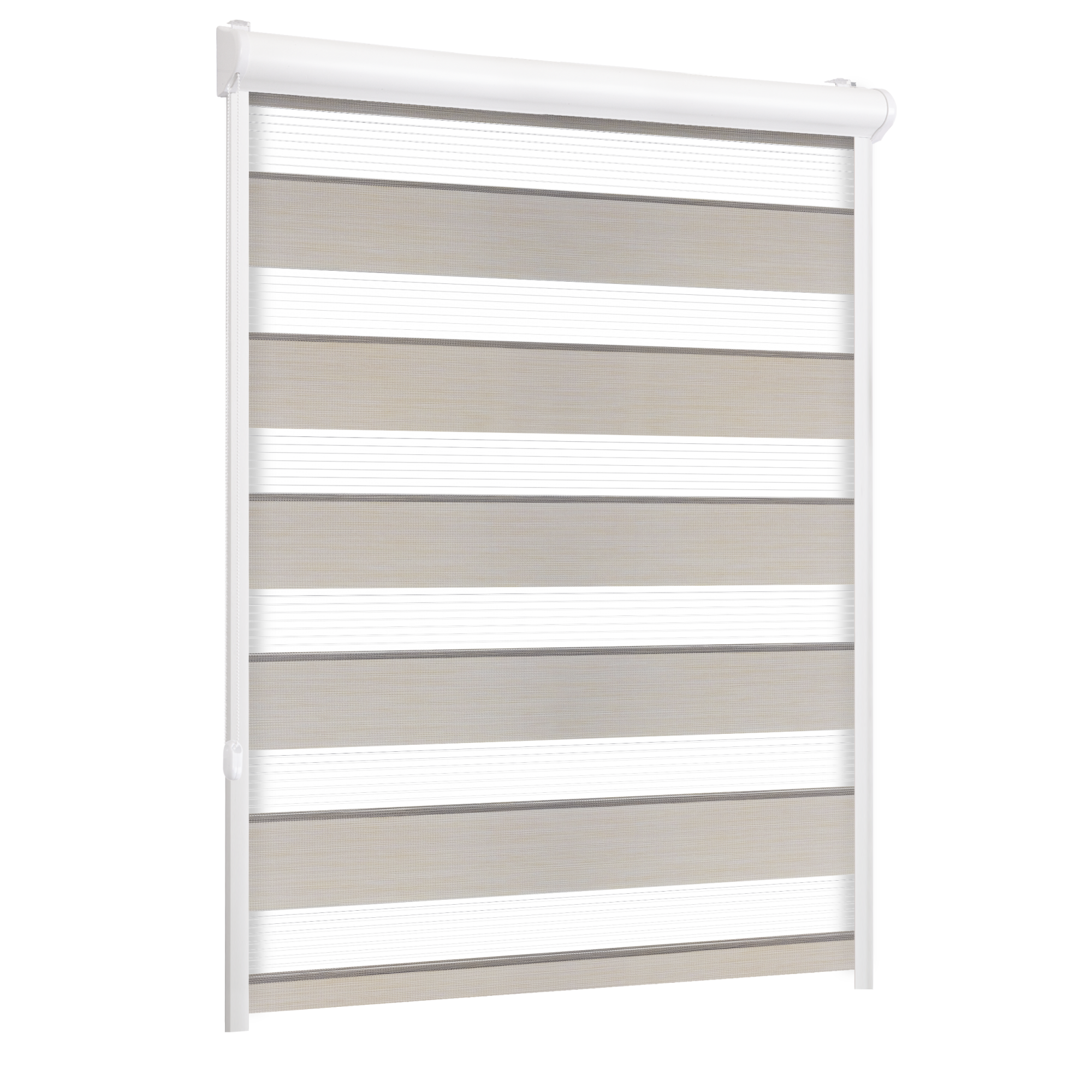 Roleta w kasecie dzień noc Naturale beżowa 64.5 x 150 cm lewa
