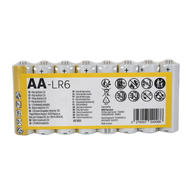 Bateria alkaliczna LR6/AA 8 szt.