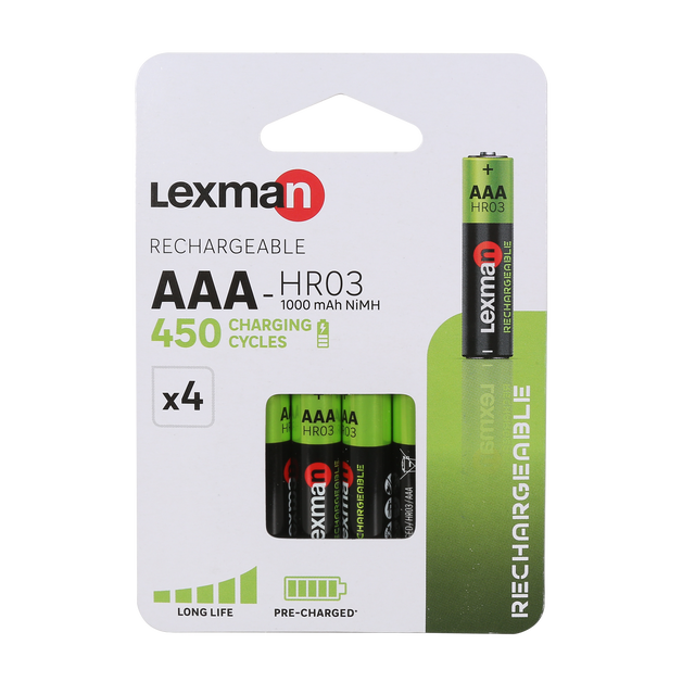 Akumulator L2 HR3 AA 1000mAh 4 szt. LEXMAN