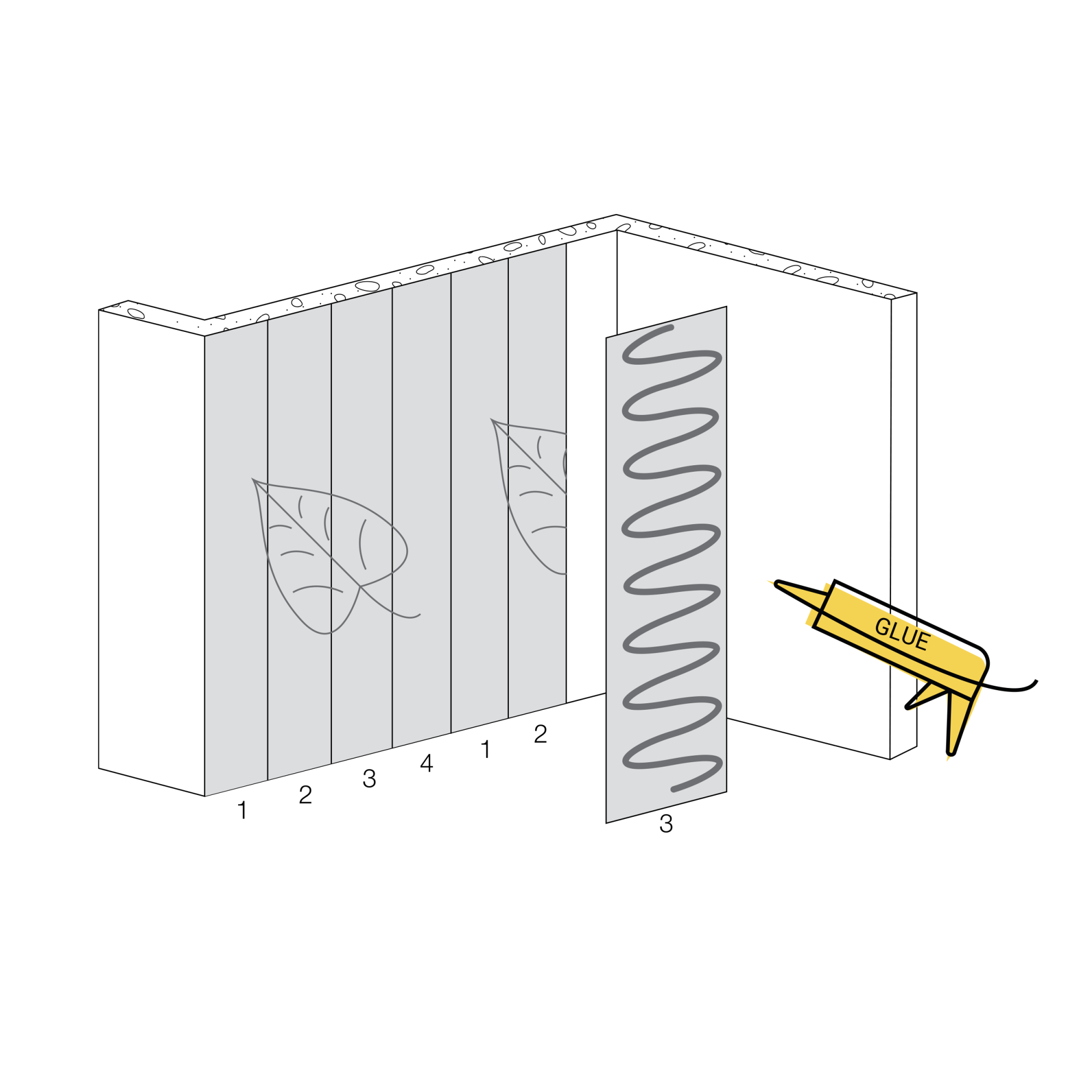 Panel ścienny PCV dekoracyjny Motivo Lamele VOX - 6