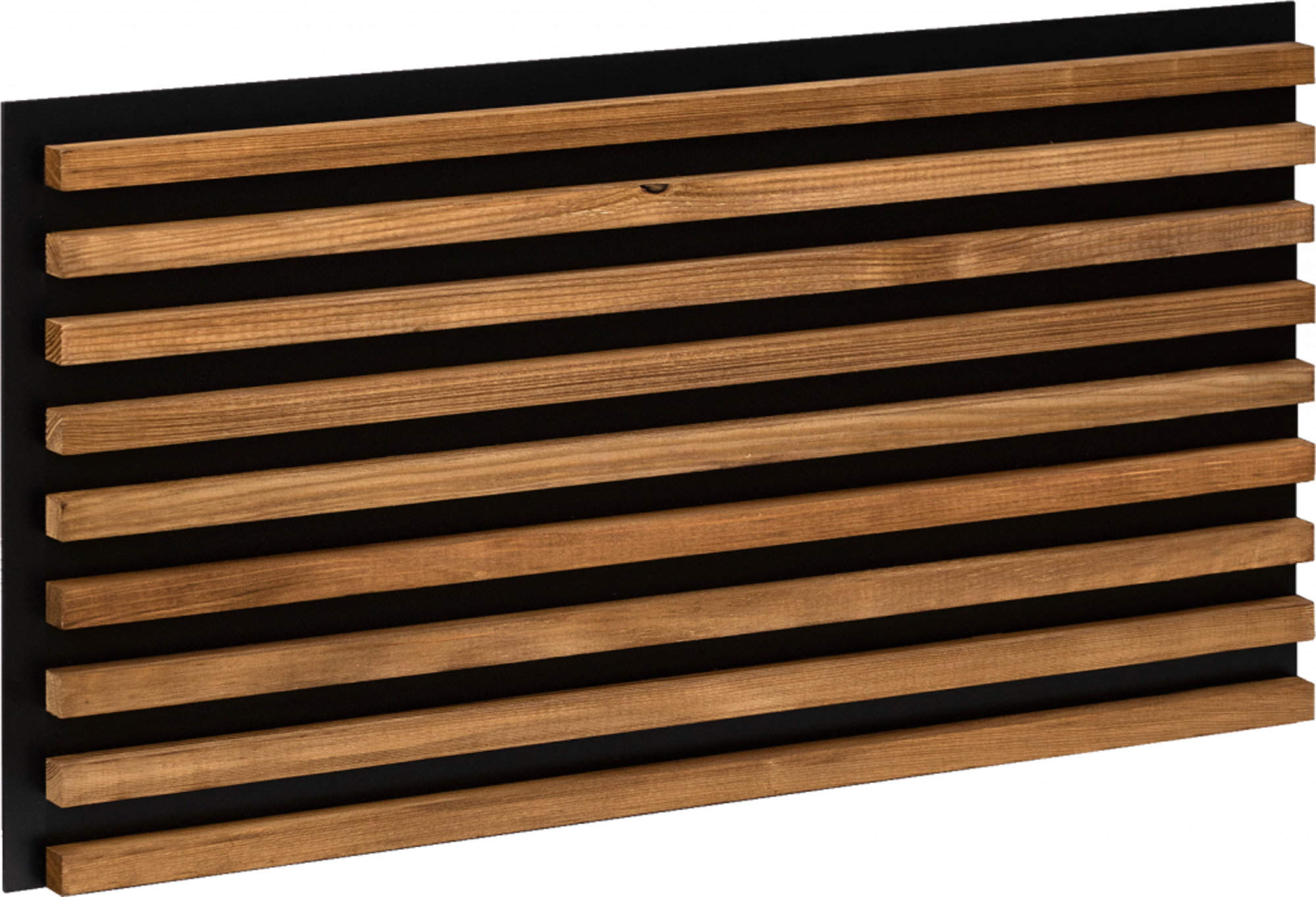 Panele ścienne 3D Lamel drewniany na HDF 76x38 cm Natural 9 lameli